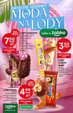 Pogląd oferty "Żabka Gazetka - Lody" - ważna od 30.07.2025