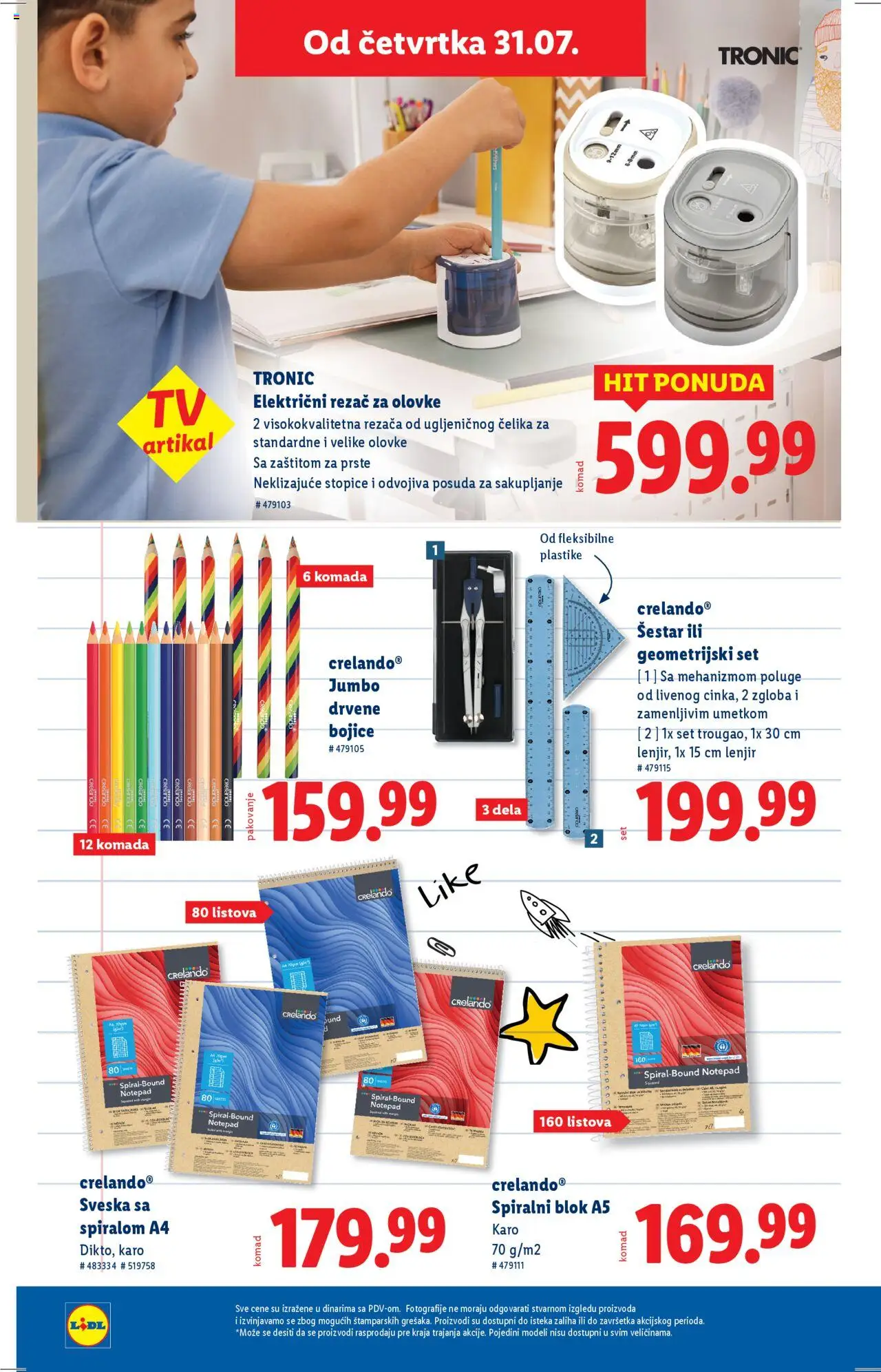 Lidl katalog - važi od 31.07.2025 | Strana: 4 | Proizvode: Pakovanje, Rezač