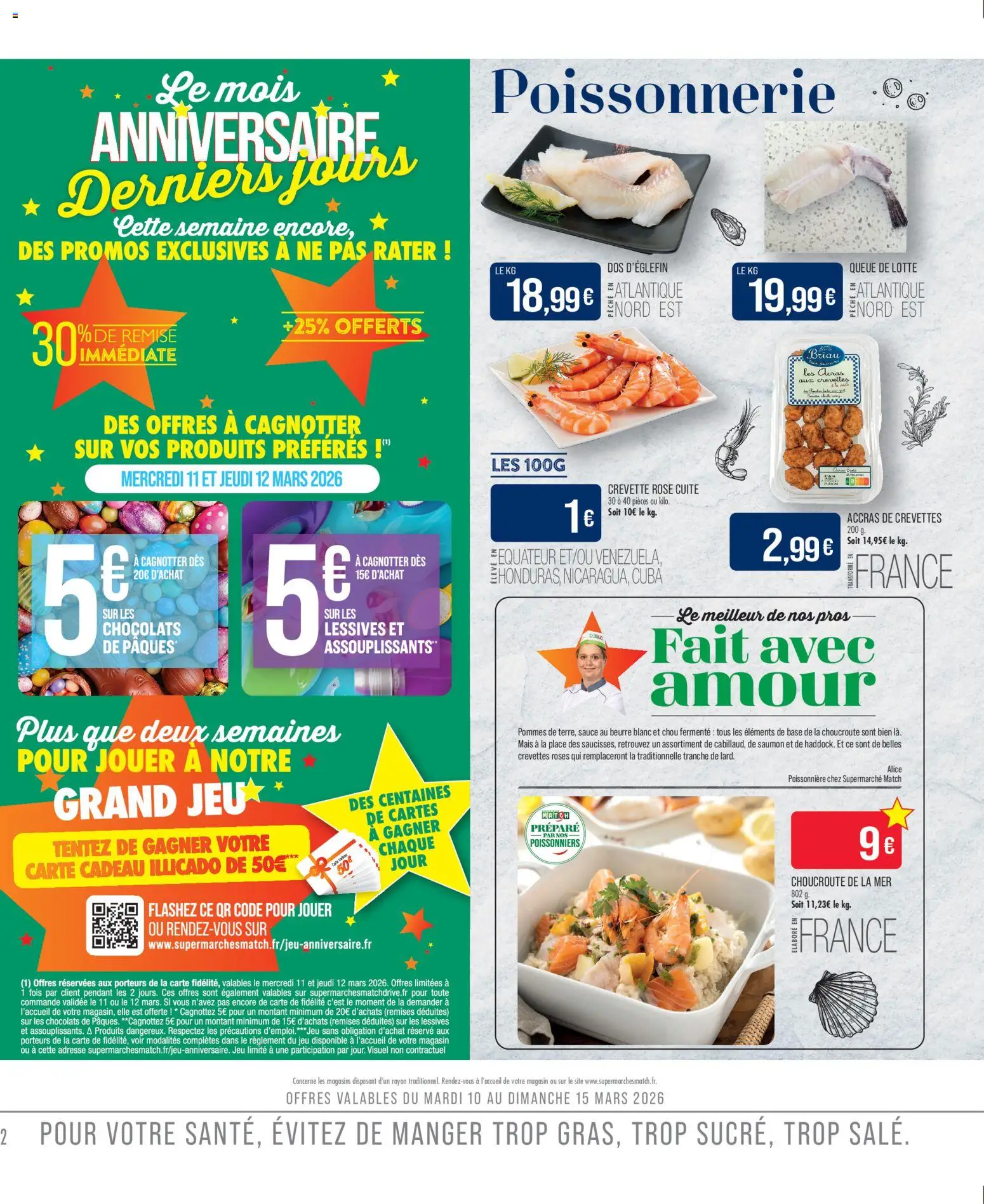 {H1} | Page: 4 | Produits: Poissonnerie, Beurre, Pommes, Saumon