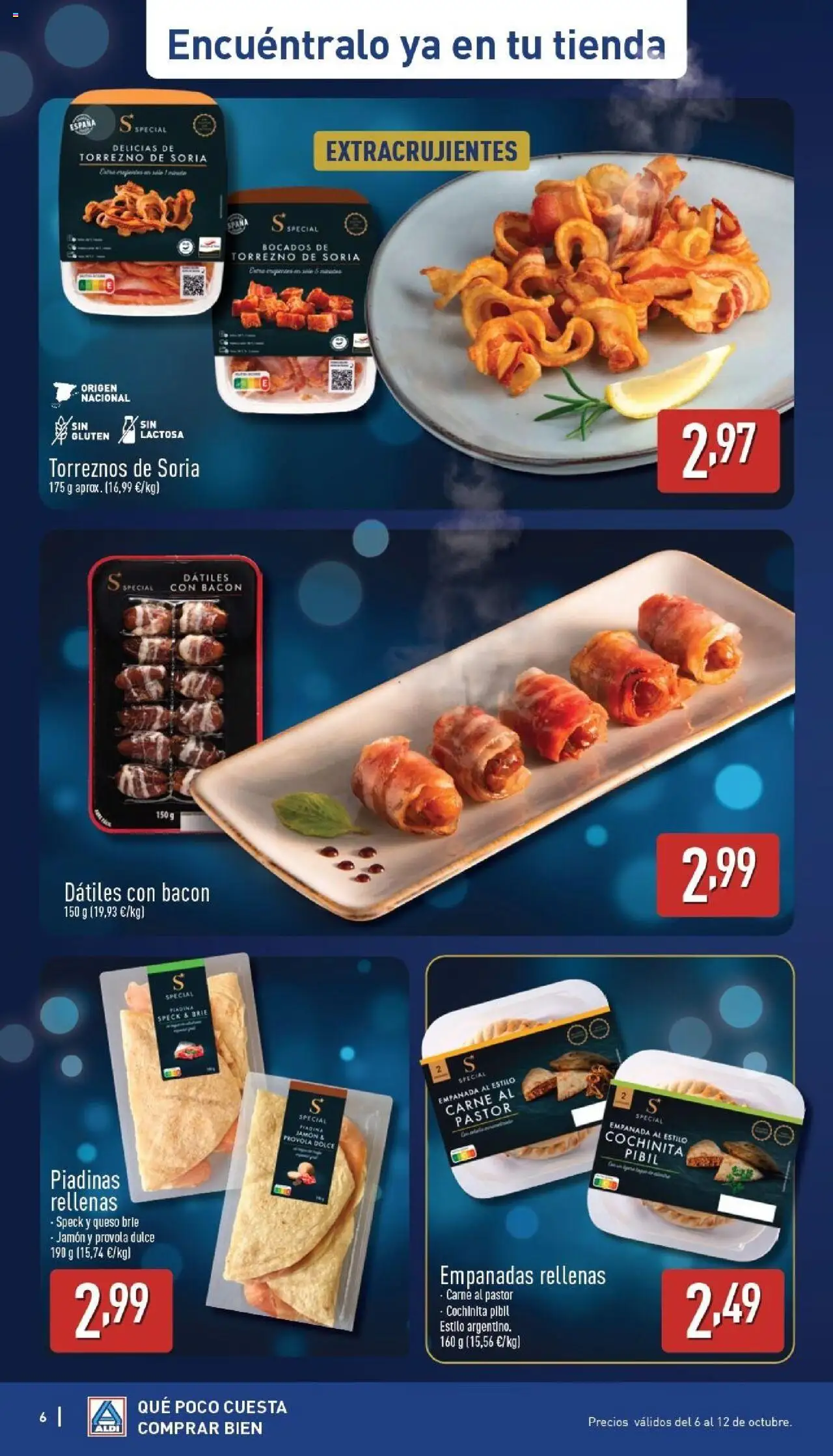 Aldi folleto Baleares │ válido desde el 06.10.2025 | Página: 6 | Productos: Queso, Jamón