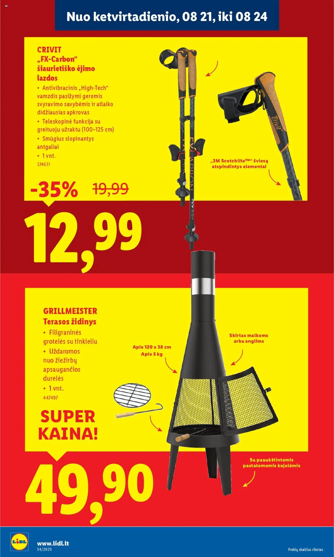 LIDL - Leidinys - Nauja LIDL parduotuvė Baltijos g. 48A, Kaunas│galioja nuo 21.08.2025 | Puslapis: 6 | Prekių: Grotelės