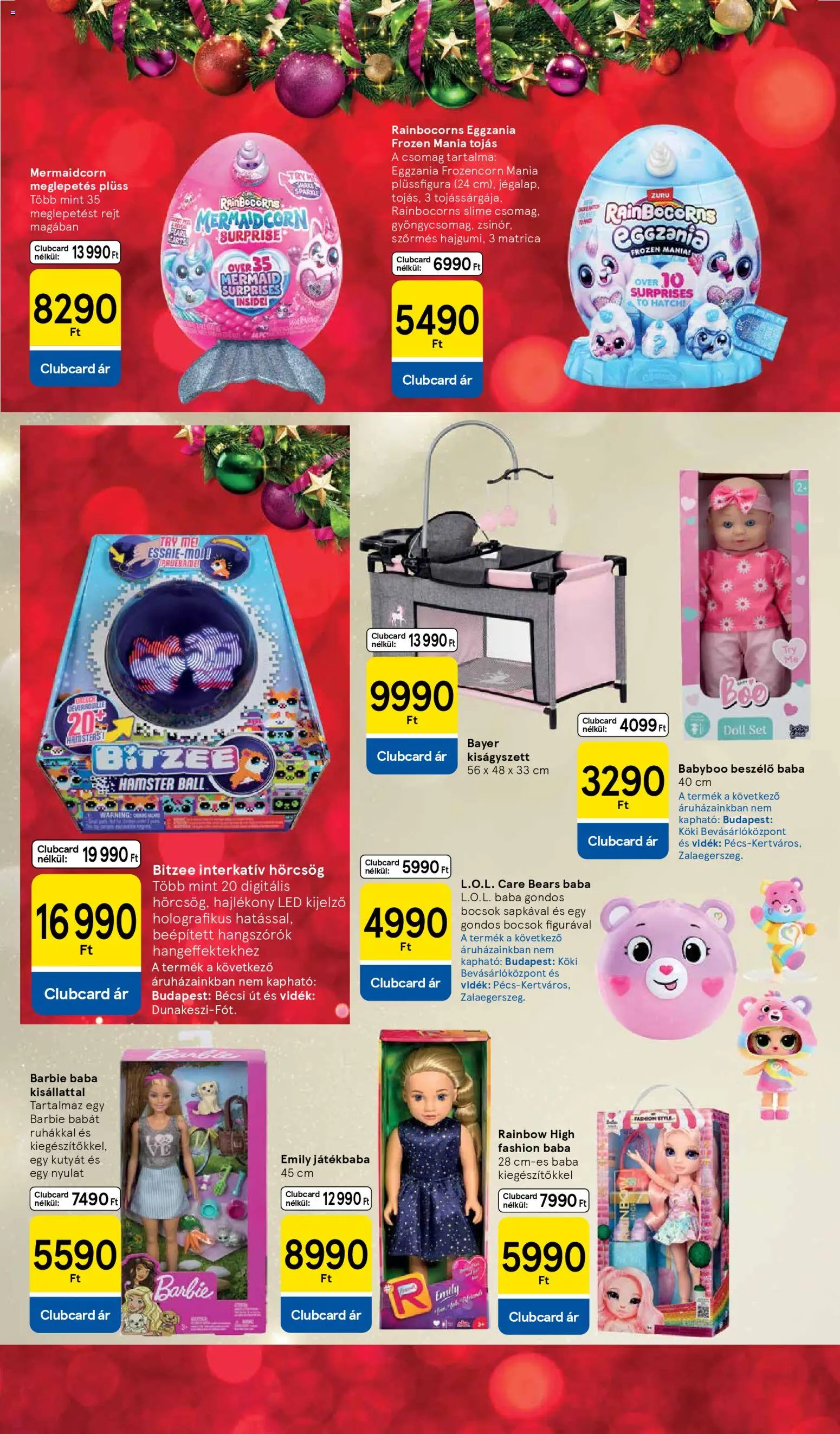 Tesco akciós ujság - amely érvényes a következő dátumtól: 29.10.2025 | Oldal: 24 | Termékek: Plüss, Tojás