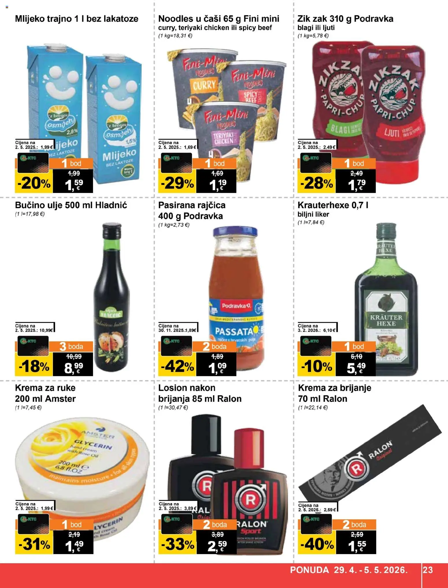 KTC katalog | vrijedi od 29.04.2026 | Stranica: 23