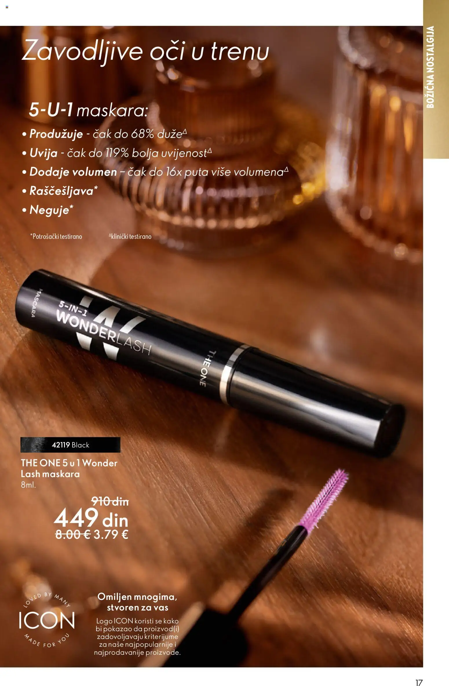 Oriflame katalog - važi od 19.11.2025 | Strana: 17 | Proizvode: Maskara