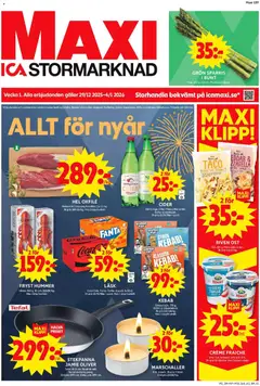 ICA Maxi - Kävlinge - Förhandsvisning av reklamblad från butik ICA Maxi aktuell från 30.12.2025