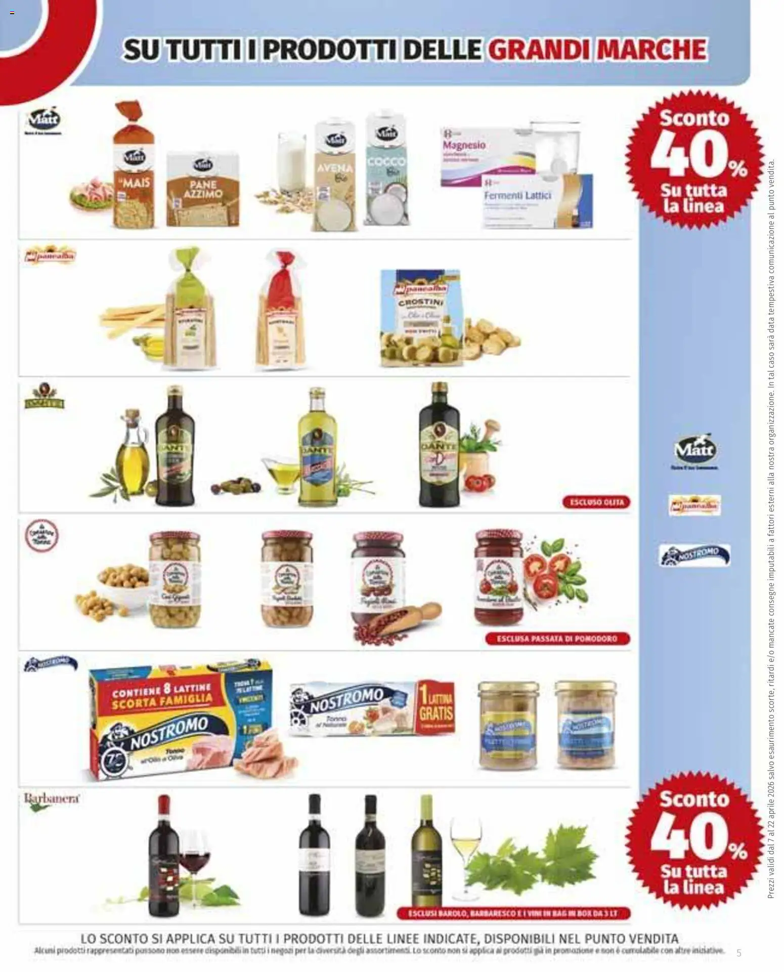 Volantino Ipercoop del 07.04.2026 | Pagina: 5 | Prodotti: Data, Passata di pomodoro, Cocco, Mais