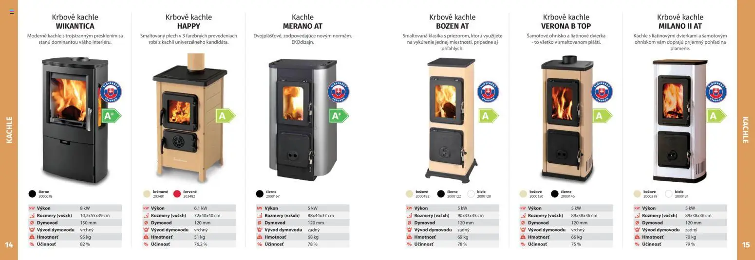 Nové Kinekus akcie – leták je platný od 27.10.2025 | Strana: 8 | Produkty: Krbové kachle, Kachle