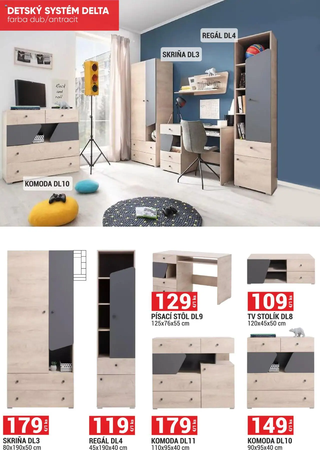 Merkury Market nábytok, sedačky, matrace │ platný od 01.08.2025 | Strana: 12 | Produkty: Tv, Tv stolik, Regál, Skriňa