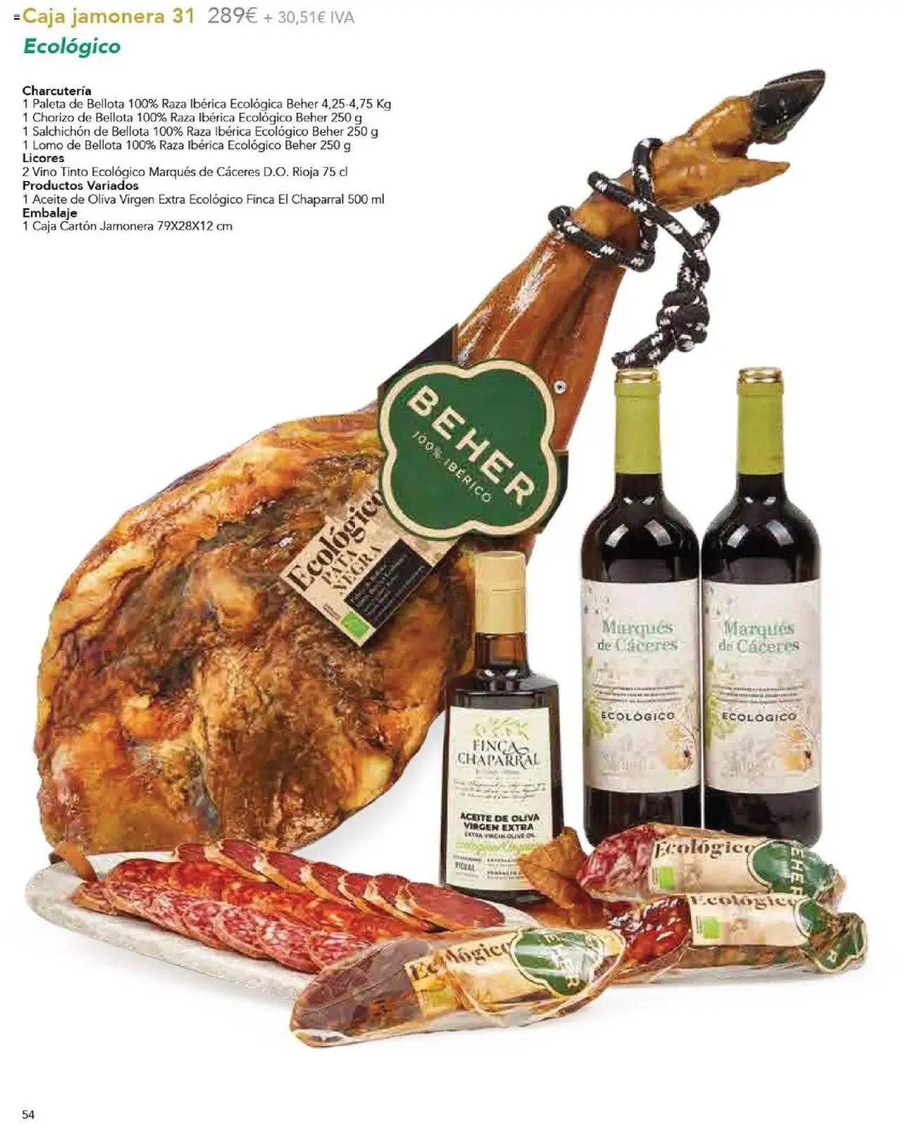 E.Leclerc Regalos de Navidad 2025 │ válido desde el 10.10.2025 | Página: 56 | Productos: Vino, Aceite de oliva, Aceite de oliva virgen extra, Caja