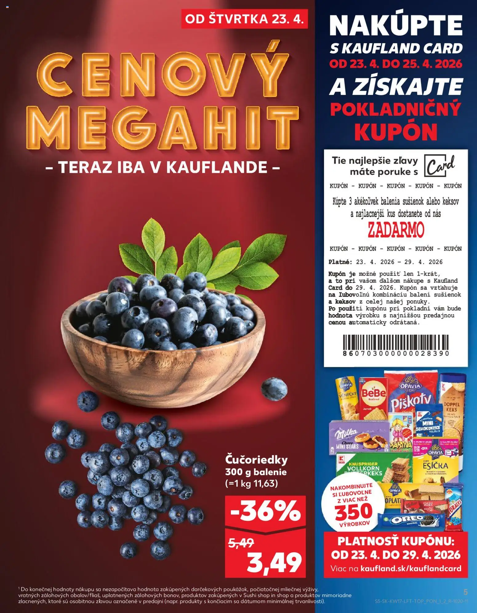 Nové Kaufland akcie – leták je platný od 23.04.2026 | Strana: 5