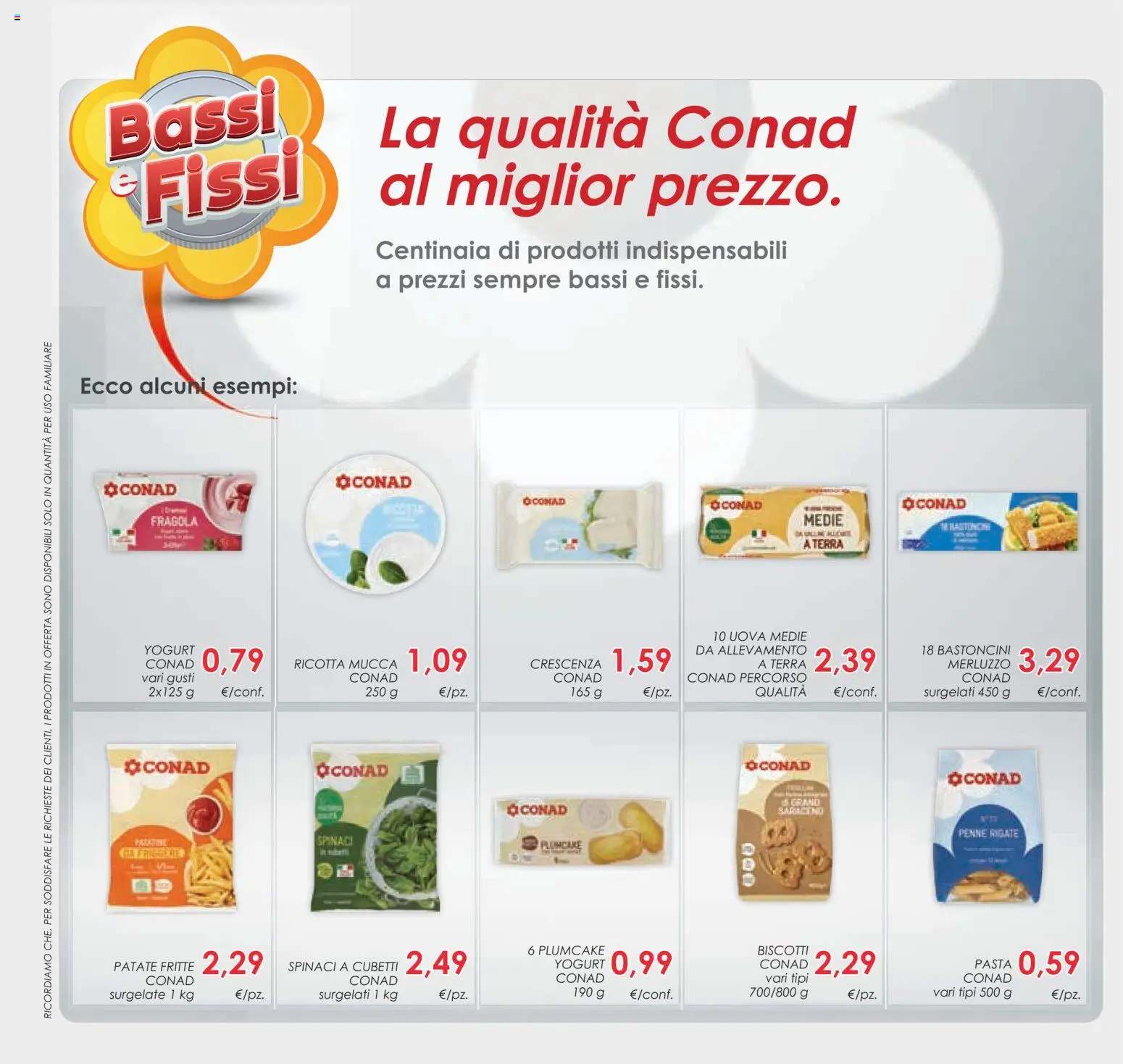 Volantino Conad del 15.12.2025 | Pagina: 49 | Prodotti: Yogurt, Spinaci, Ricotta, Crescenza