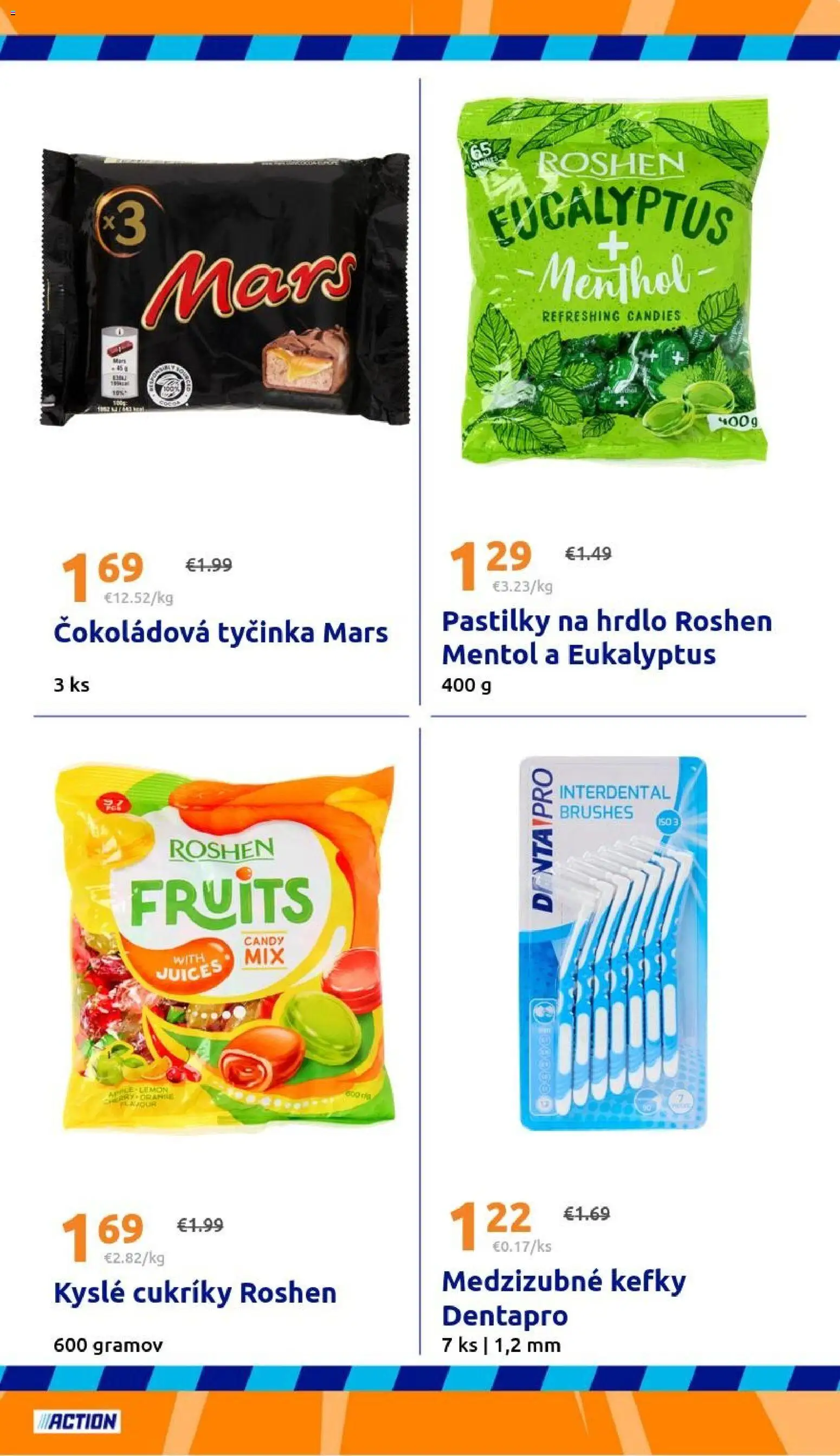Nové Action akcie – leták je platný od 21.01.2026 | Strana: 21 | Produkty: Cukríky