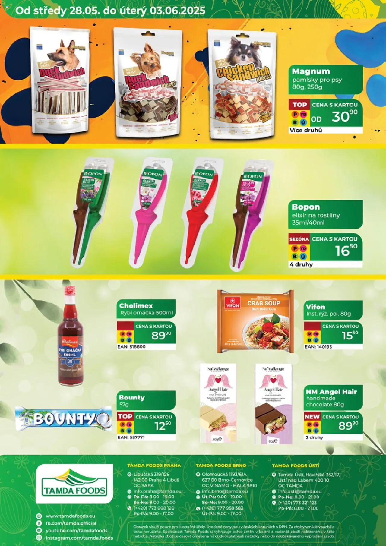 Tamda Foods leták od 28.05.2025 | Strana: 60 | Produkty: Magnum, Rybí omáčka, Rostliny