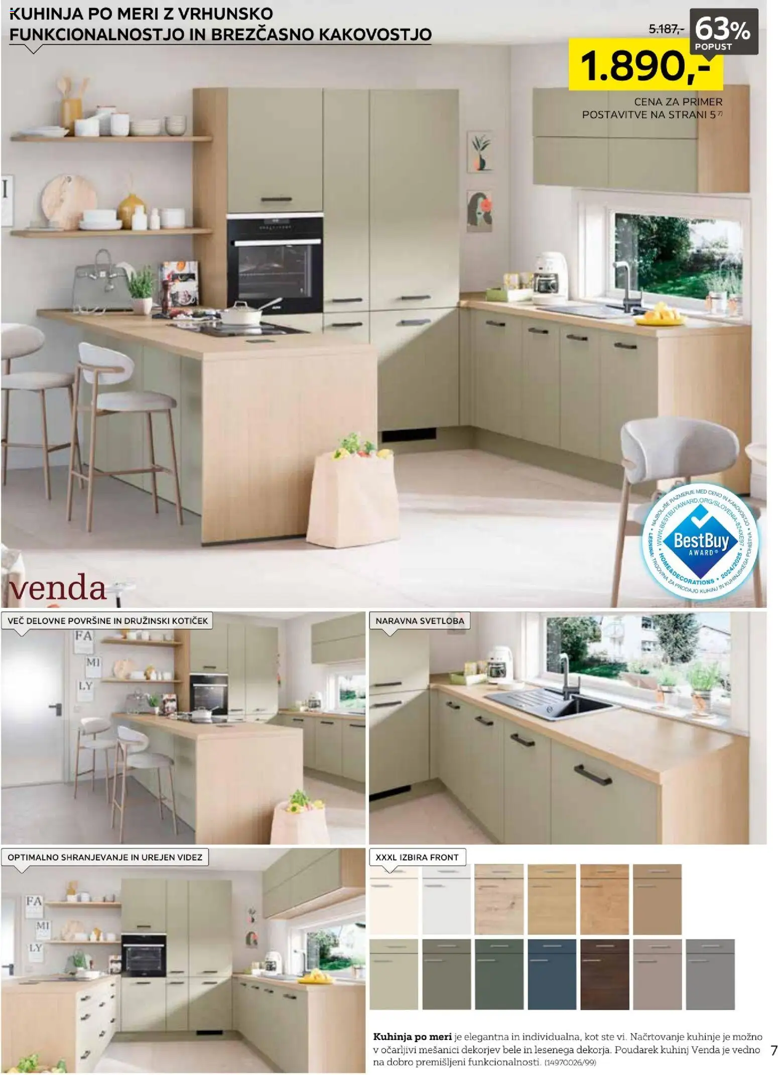 Novi XXXL Lesnina katalog ponudbe – veljaven od 17.02.2026 | Stran: 7 | Izdelki: Kuhinja