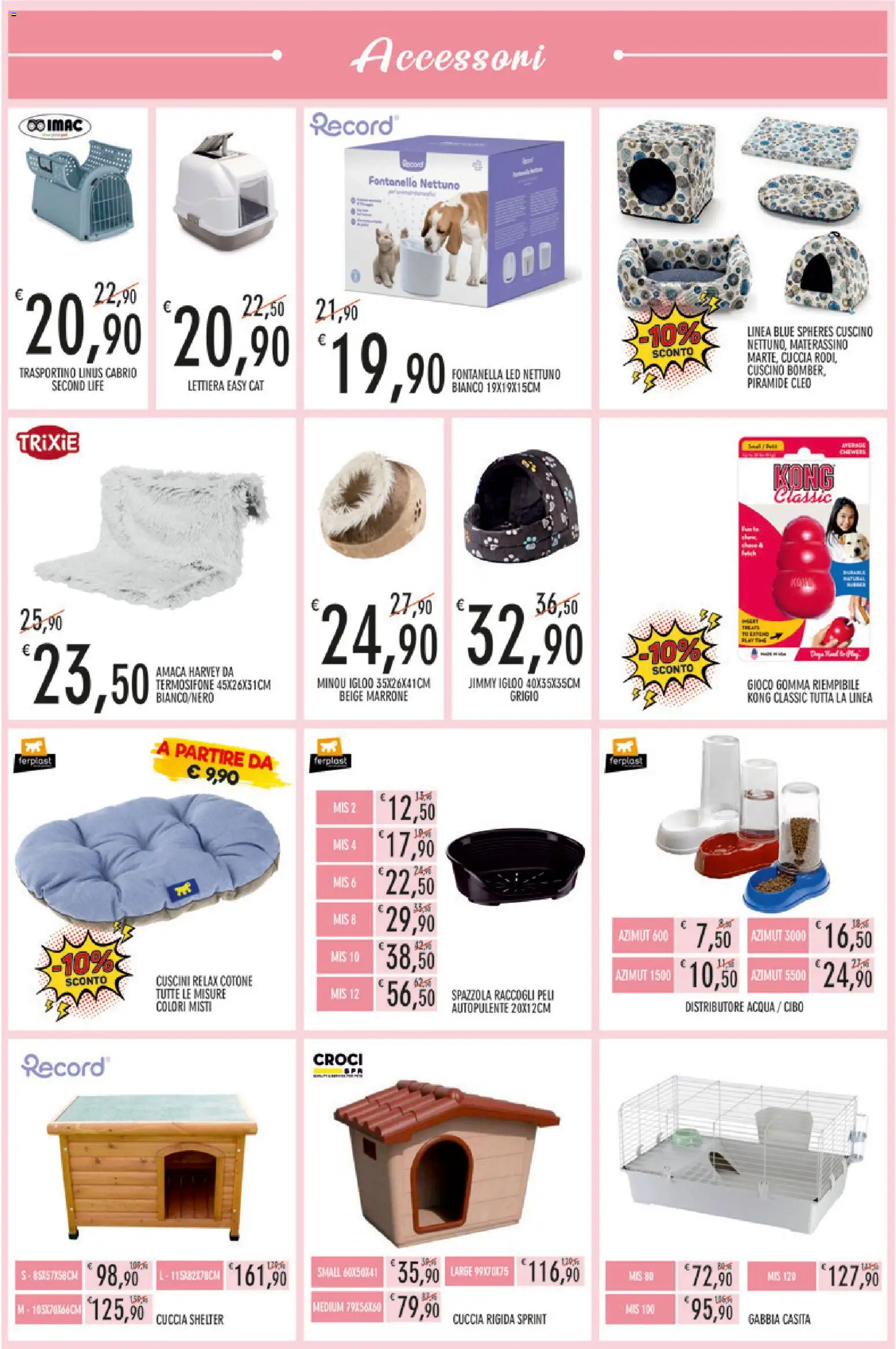 Volantino Moby Dick del 17.12.2025 | Pagina: 9 | Prodotti: Spazzola, Acqua, Amaca, Cuscino