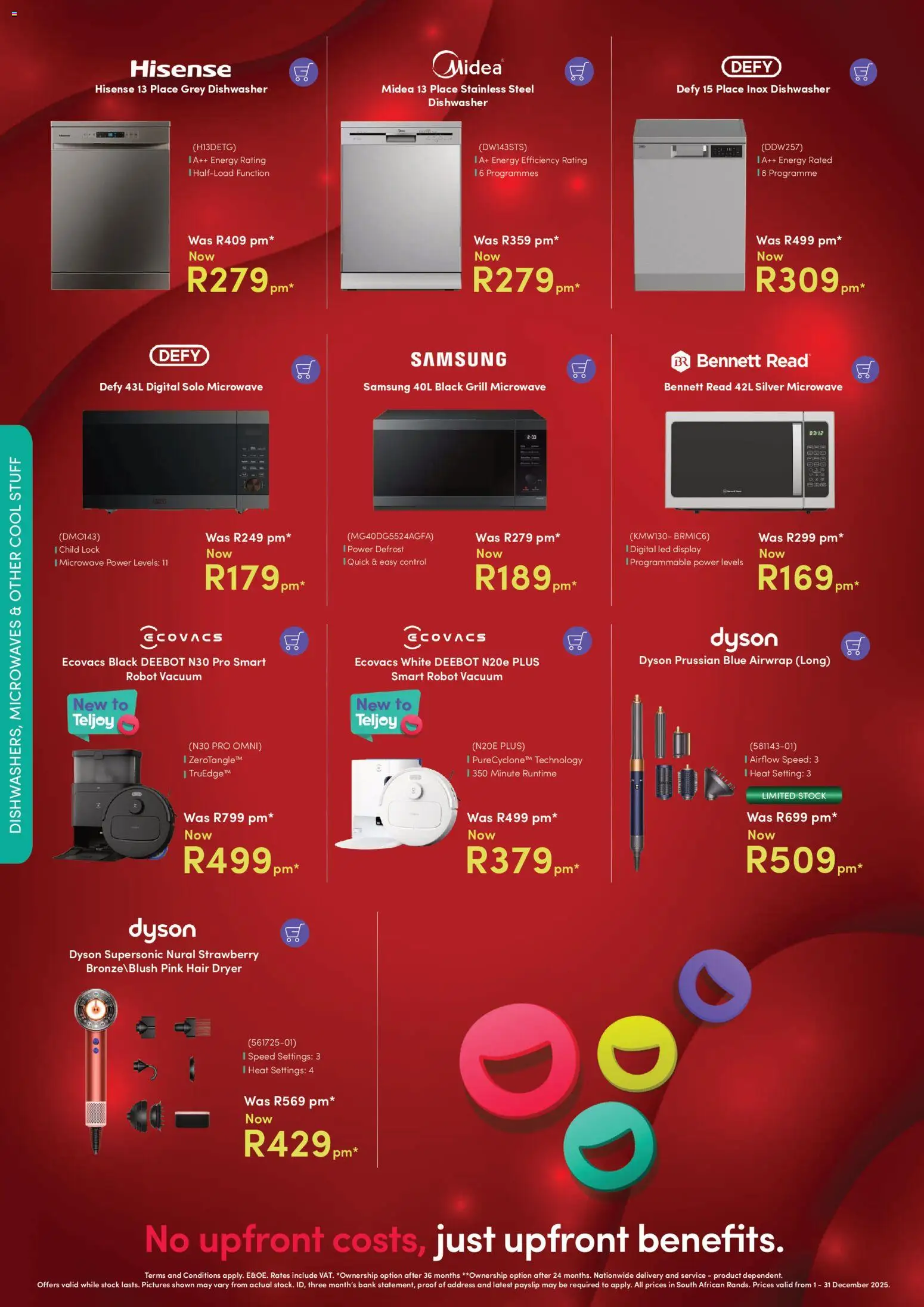 New Teljoy catalogue – valid from 01.12.2025 | Page: 6 | Products: Dryer, Dishwasher, Lock, Microwave
