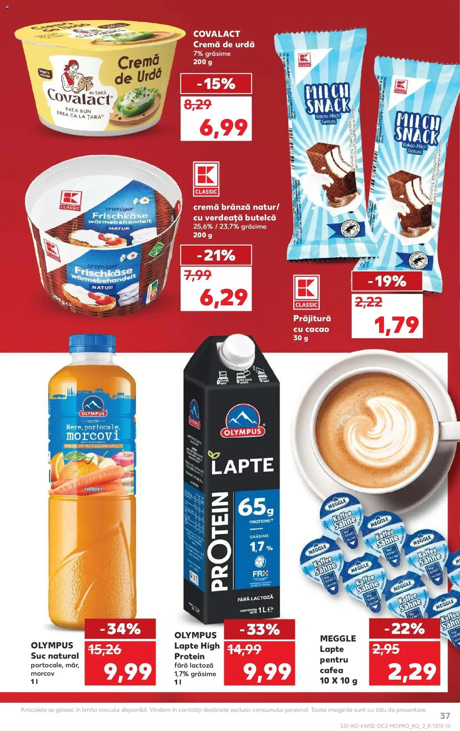 Noul catalog Kaufland – valabil de la 07.01.2026 | Pagină: 37 | Produse: Cremă, Cacao, Fructe, Verdeață