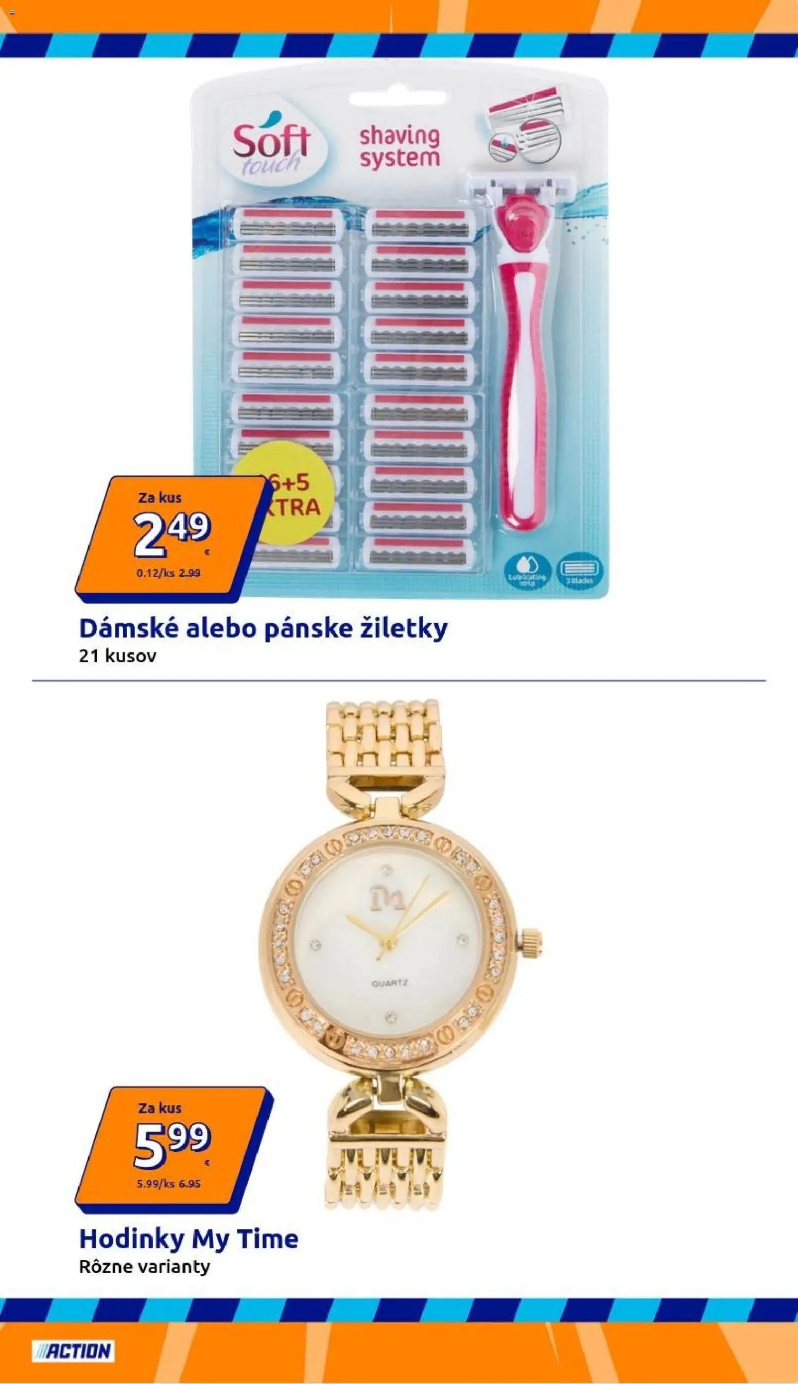 Nové Action akcie – leták je platný od 29.04.2026 | Strana: 19 | Produkty: Hodinky