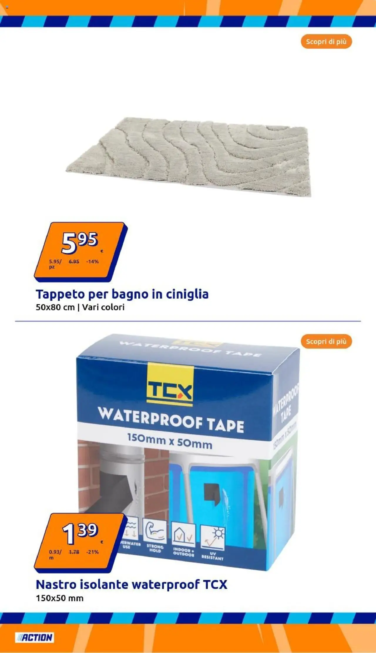 Volantino Action del 17.09.2025 | Pagina: 33 | Prodotti: Bagno, Tappeto