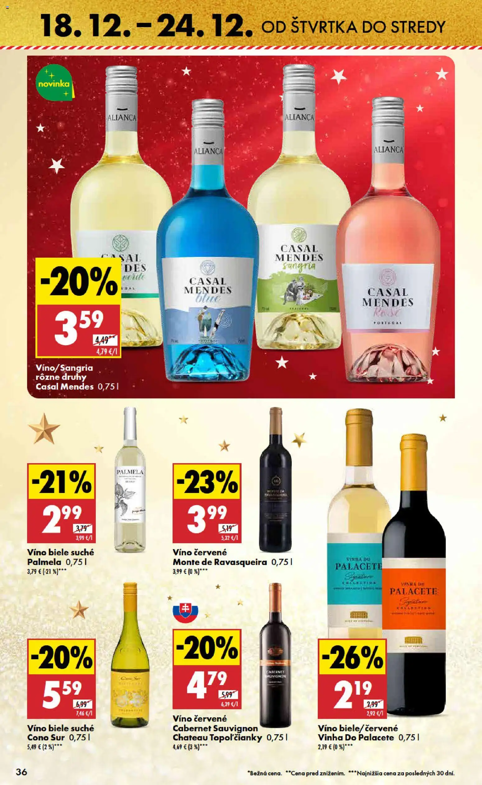 Nové Biedronka akcie – leták je platný od 18.12.2025 | Strana: 36 | Produkty: Víno