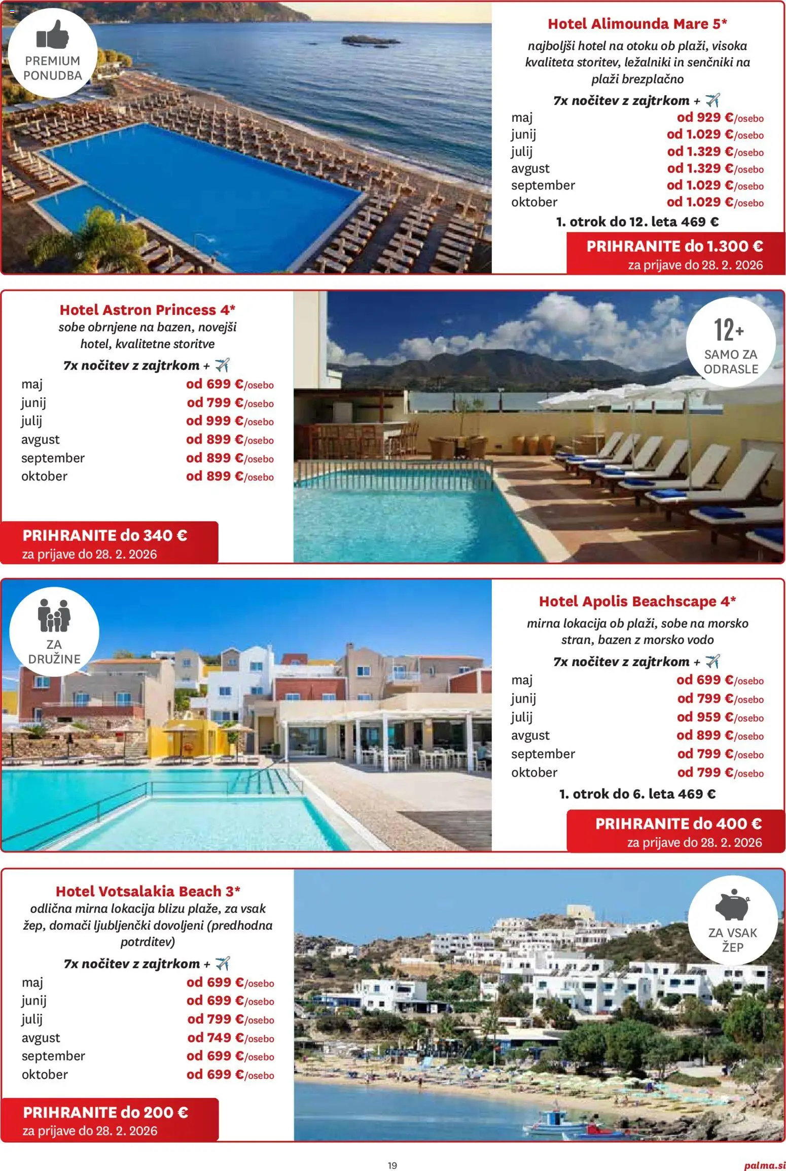 Novi Palma katalog ponudbe – veljaven od 01.01.2026 | Stran: 19 | Izdelki: Bazen