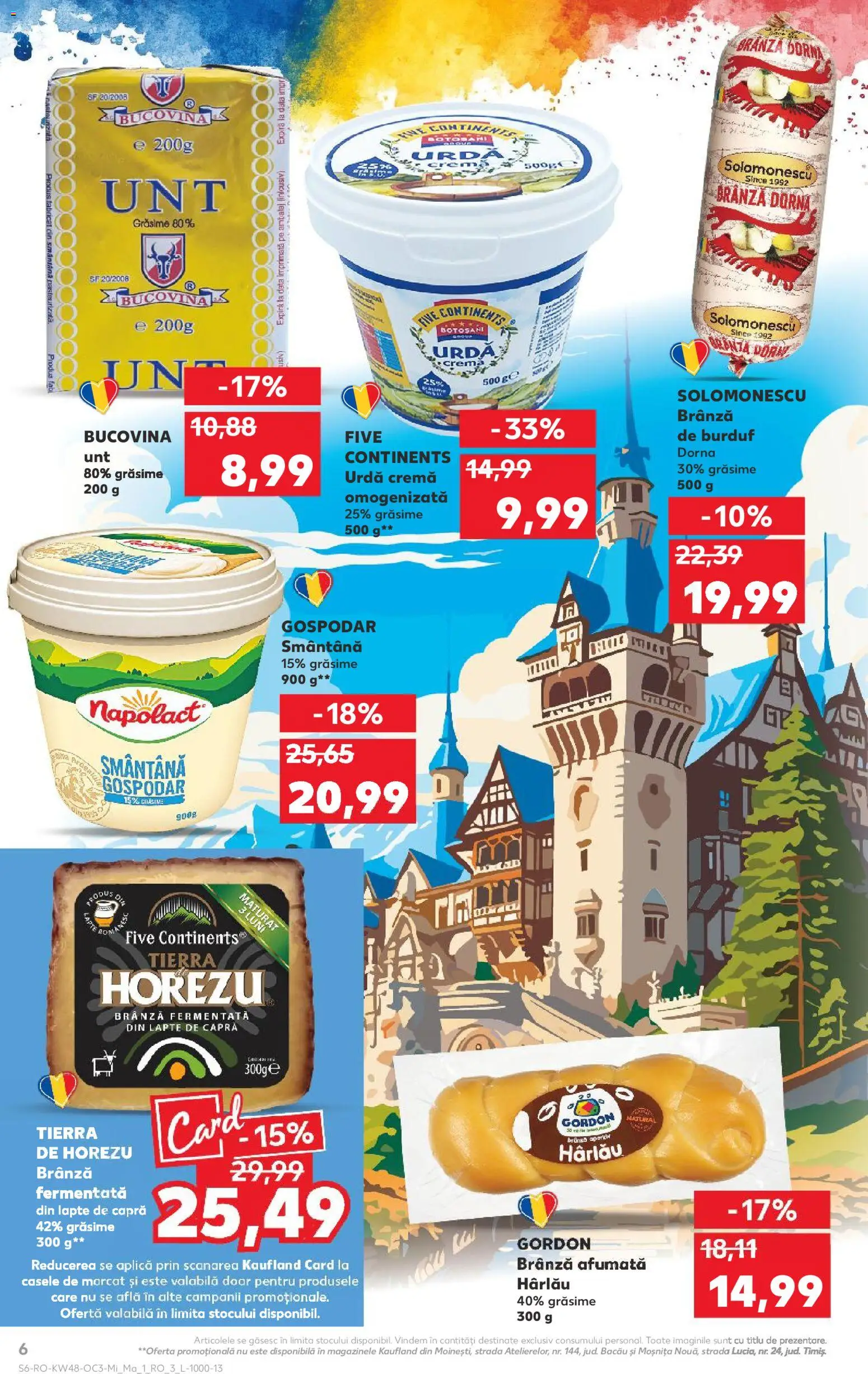 Noul catalog Kaufland – valabil de la 26.11.2025 | Pagină: 6 | Produse: Lapte, Brânză, Cremă, Smântână