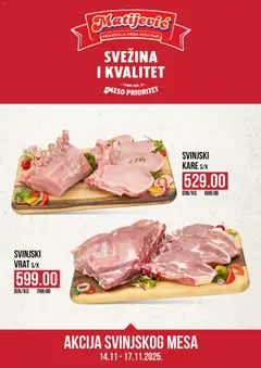 Matijevic svinjski kare, svijnski vrat - pregled Matijevic kataloga - važi od 14.11.2025