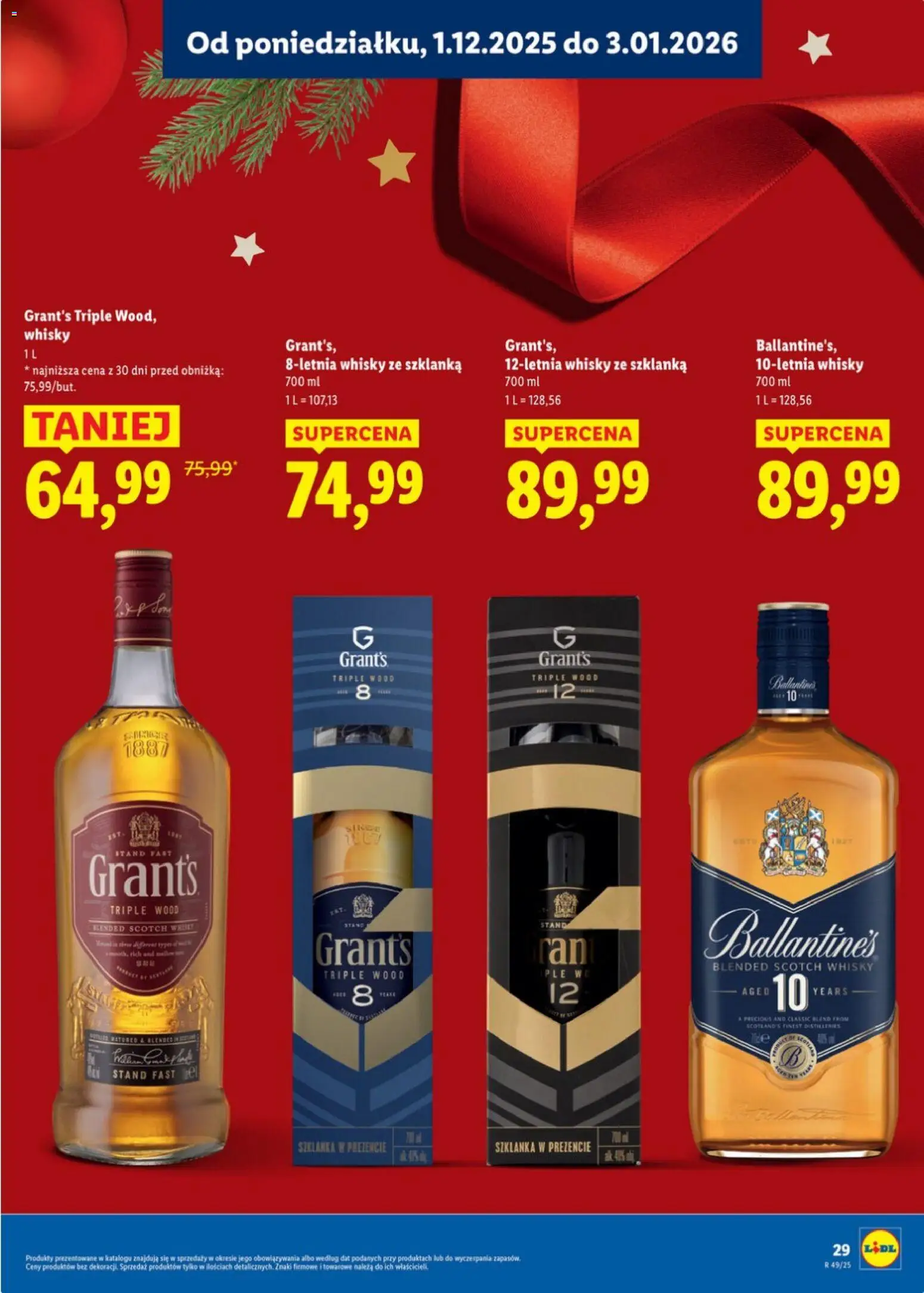 Lidl Katalog alkoholi mocnych i win od 01.12.2025 | Strona: 29