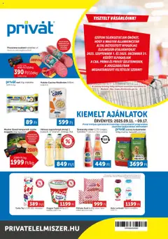 PRIVÁT Akciós újság - amely érvényes a következő dátumtól: 04.09.2025