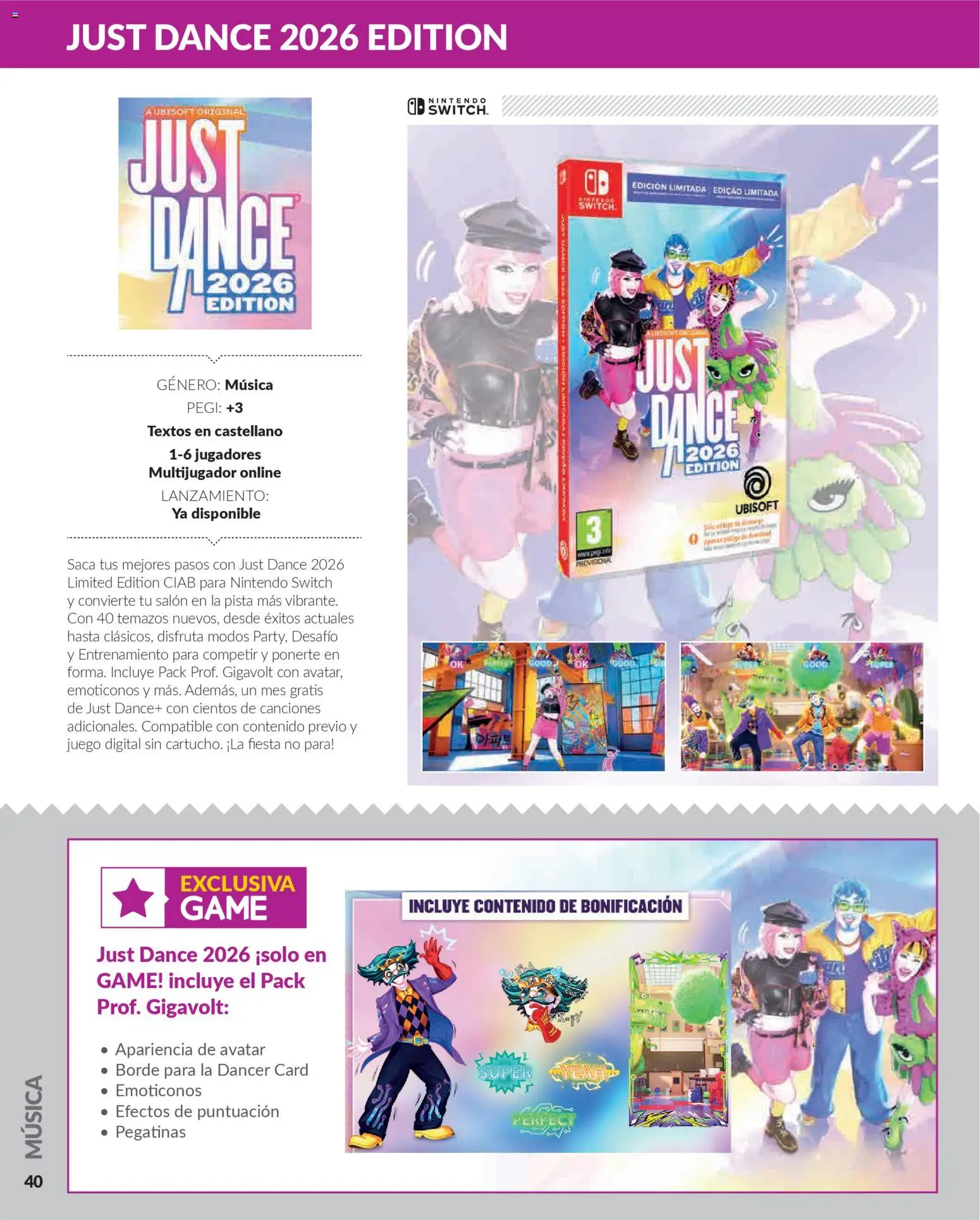 Game folleto │ válido desde el 03.12.2025 | Página: 40 | Productos: Nintendo