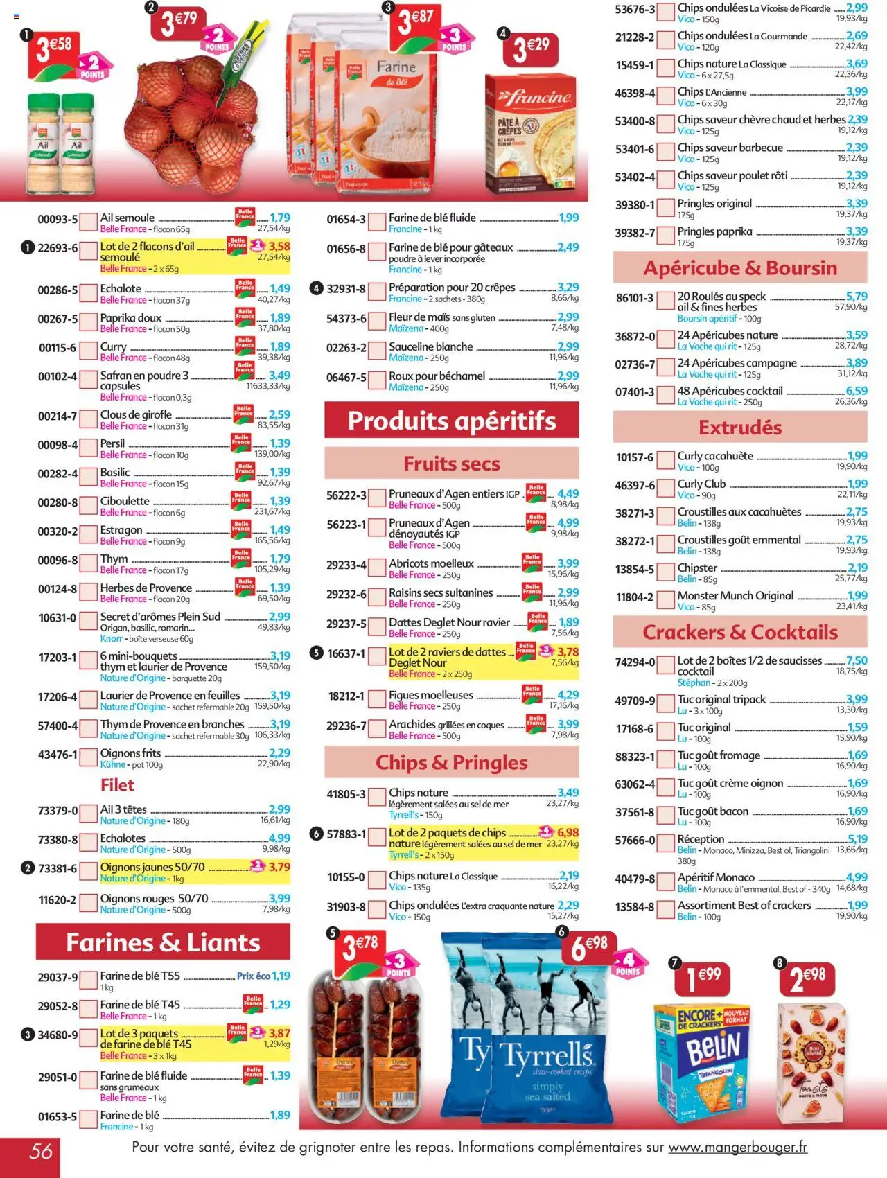  | Page: 56 | Produits: Cacahuète, Curry, Oignons, Crème