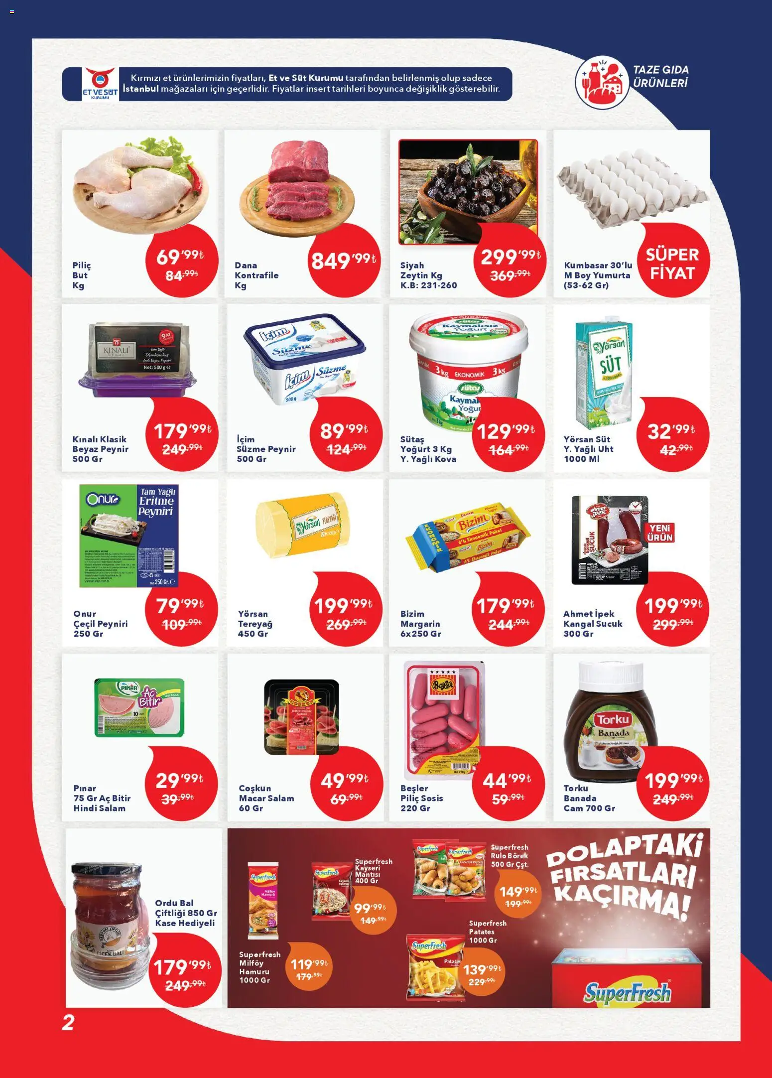 Kim Market Katalog - Marmara Insert - 10.01.2026 tarihinden itibaren geçerlidir | Sayfa: 2 | Ürünler: Salam, Patates, Sosis, Zeytin