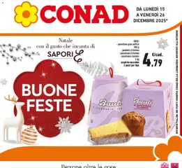 Anteprima del volantino Conad - Buone Feste valido a partire dal 14.12.2025