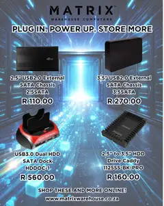 Matrix Warehouse specials catalogue – valid from 13.01.2026