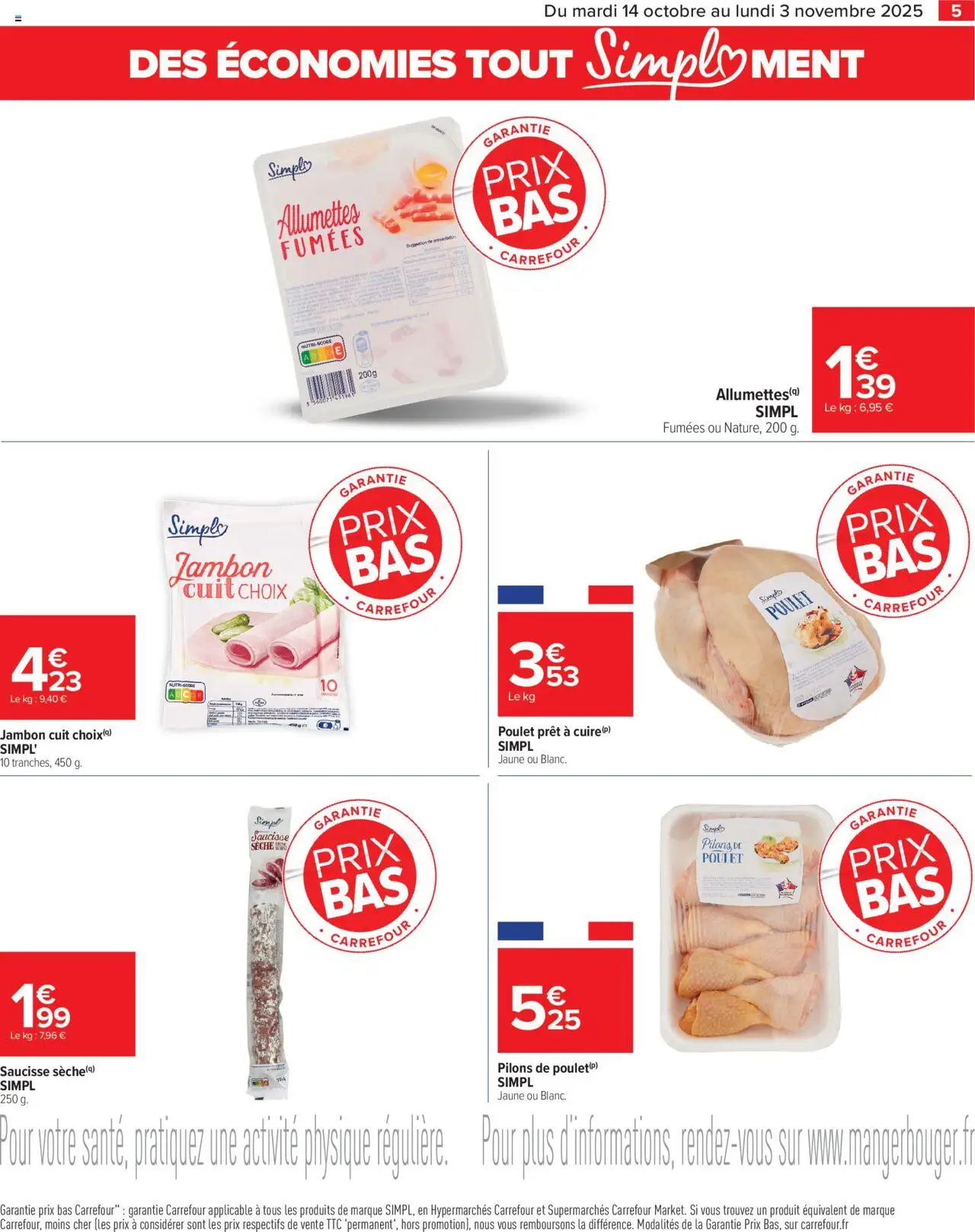 {H1} | Page: 5 | Produits: Jambon, Saucisse