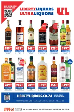 Ultra Liquors specials catalogue – valid from 16.12.2025