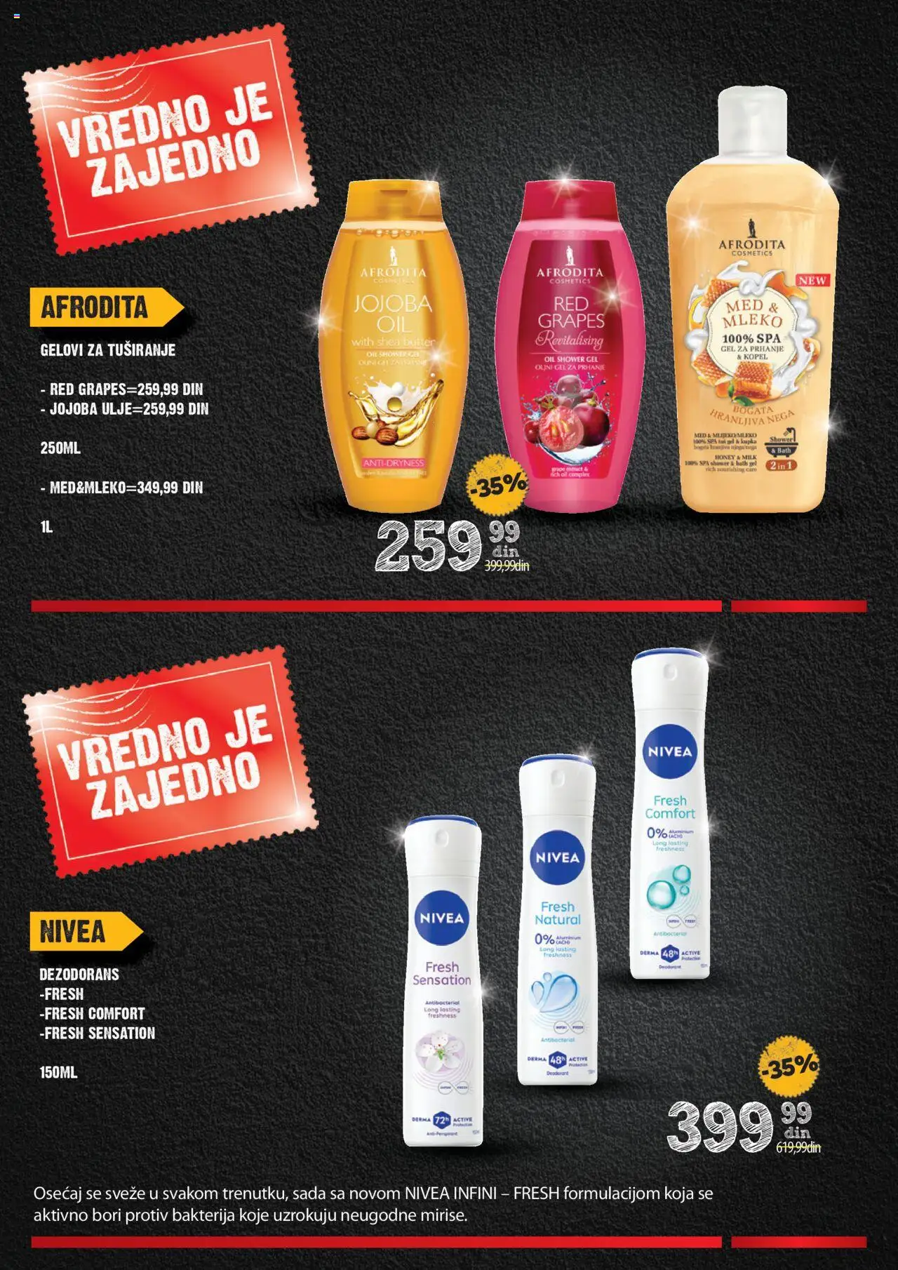 Idea katalog - važi od 24.07.2025 | Strana: 16 | Proizvode: Nivea, Mleko, Med, Dezodorans