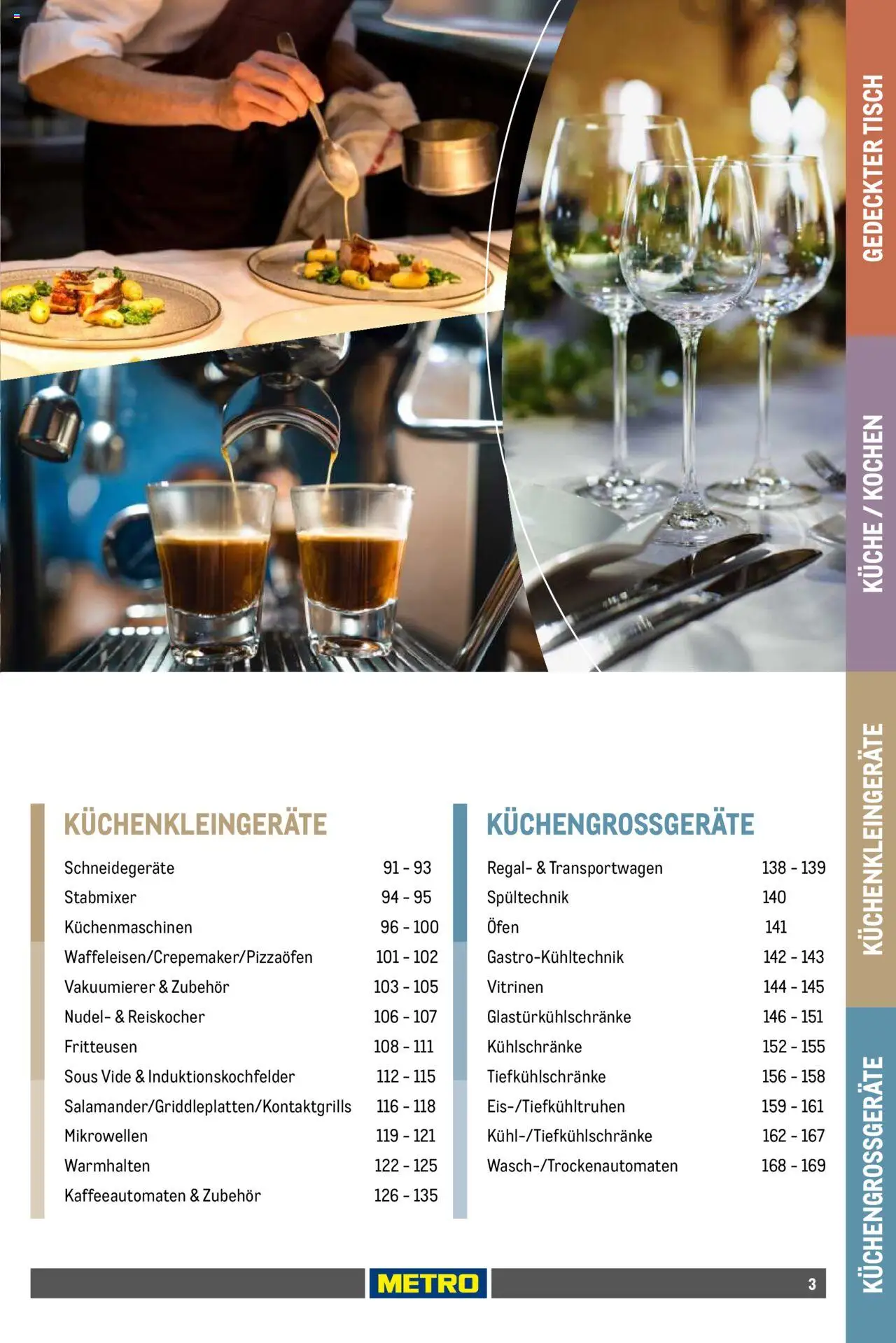 Metro Non Food Sortiment – gültig ab 01.10.2025 | Seite: 3 | Produkte: Regal, Vakuumierer, Küche, Stabmixer