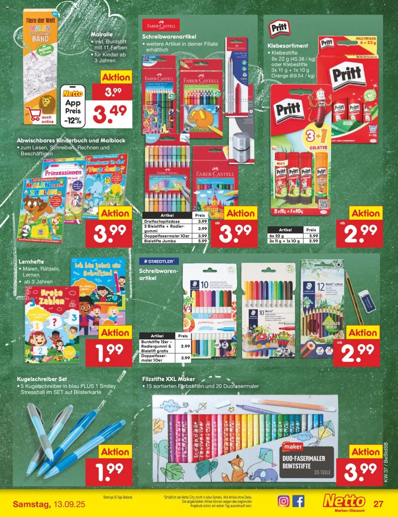 Netto Marken-Discount Prospekt 	 – gültig ab 08.09.2025 | Seite: 39