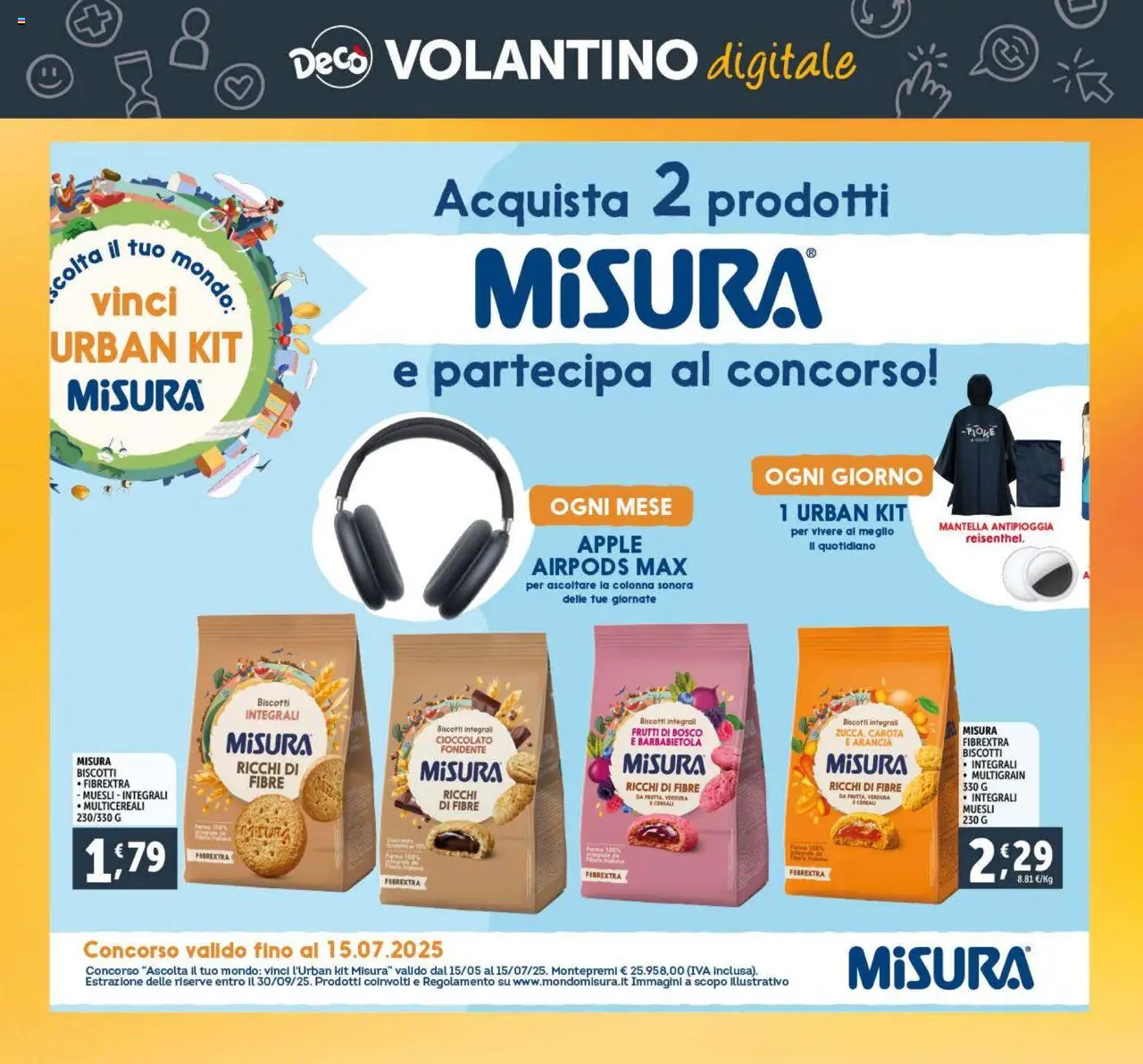 Volantino Decò del 27.05.2025 | Pagina: 25 | Prodotti: Cereali, Barbabietola, Arancia, Airpods