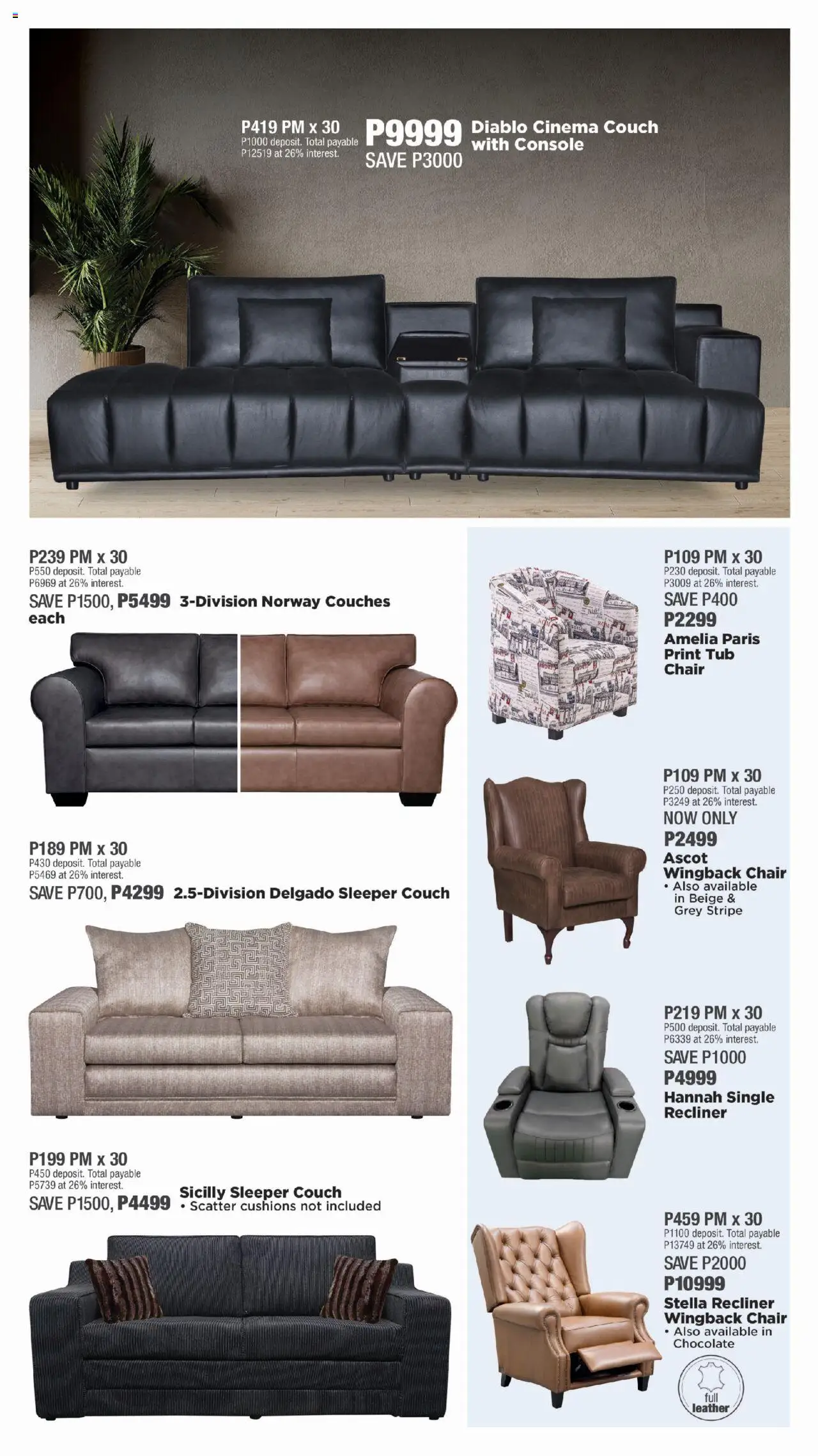 House and Home - Botswana Catalogue │ valid from 09.06.2025 | Page: 6 | Products: Couch, Chair, Chocolate