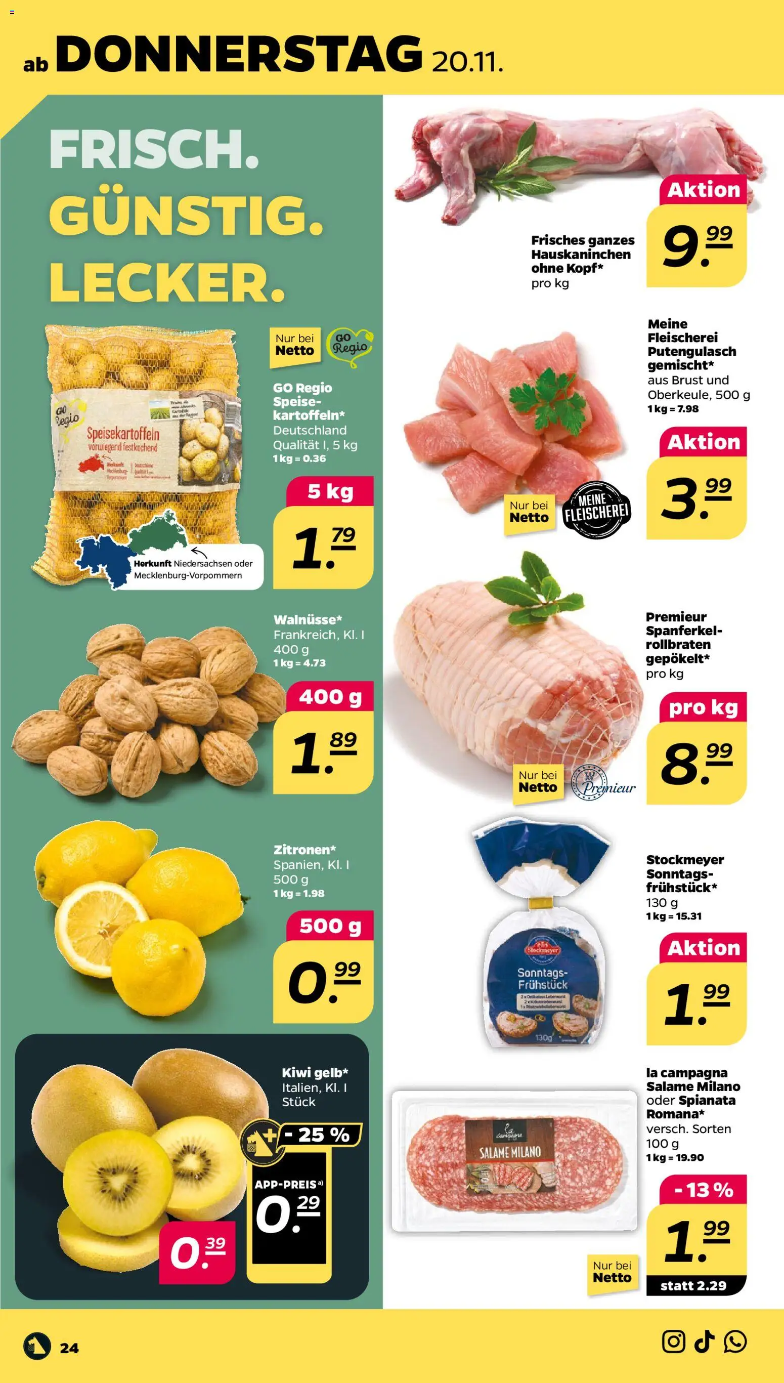 Netto Prospekt 	 – gültig ab 17.11.2025 | Seite: 26 | Produkte: Kiwi