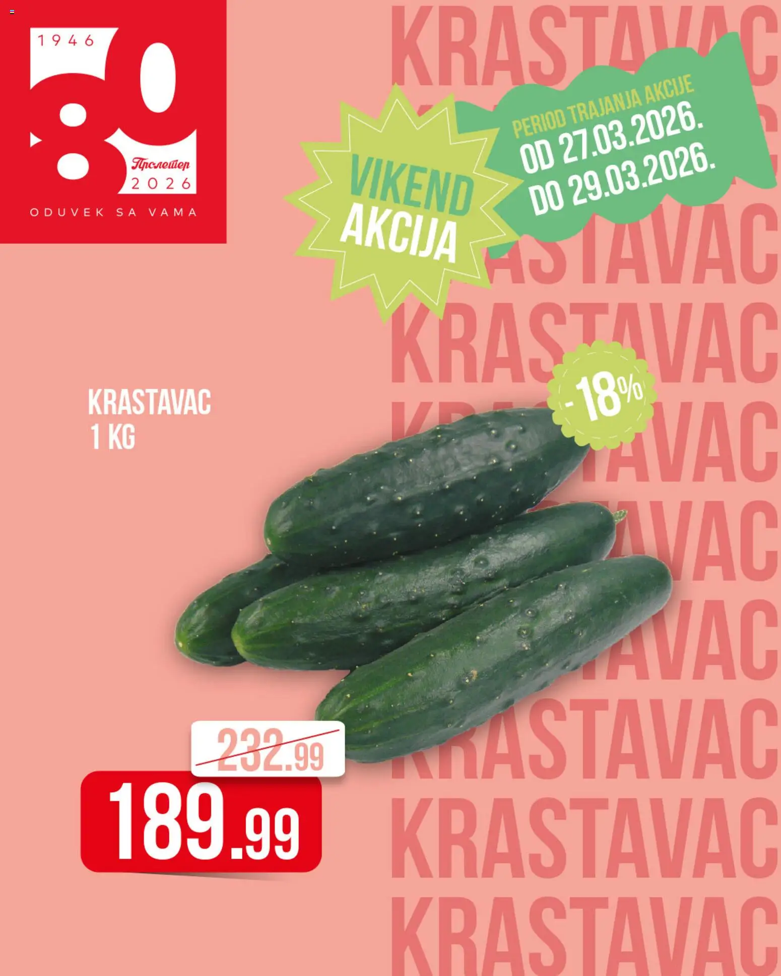 Metalac Proleter katalog - važi od 27.03.2026 | Strana: 5 | Proizvode: Krastavac