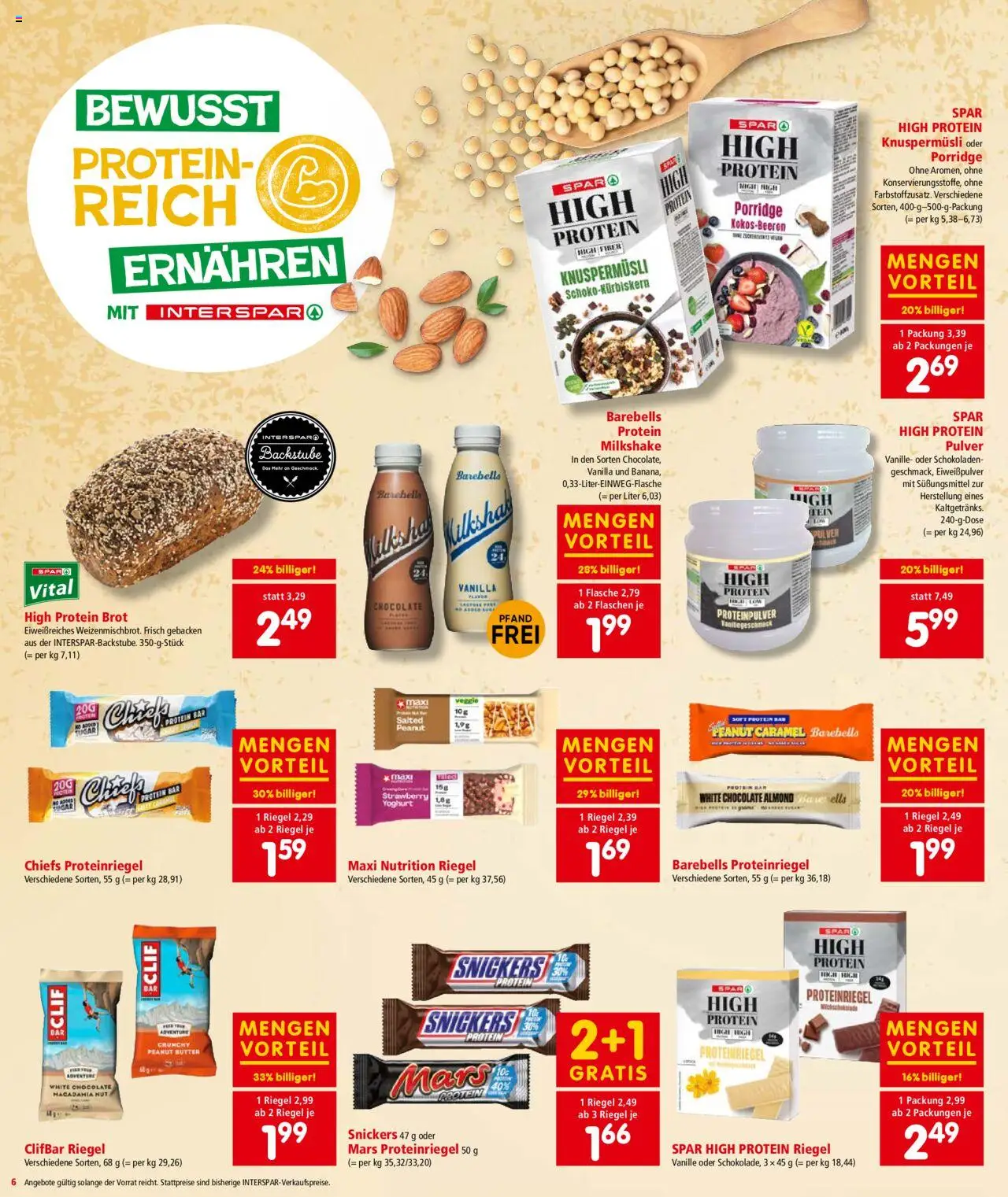 Interspar Flugblatt - Steiermark gültig ab 18.09.2025 | Seite: 7 | Produkte: Butter, Brot