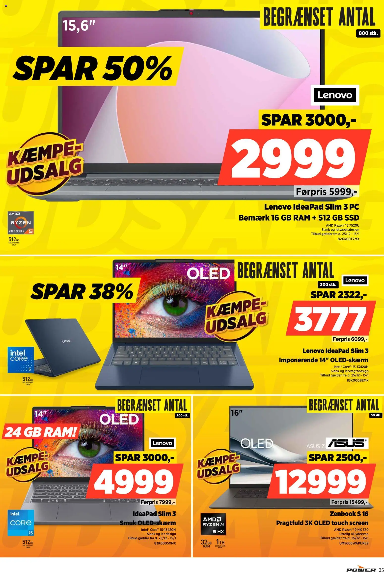 Power tilbudsavis – gyldig fra 25.12.2025 | Side: 35 | Produkter: RAM, Disk, PC, SSD