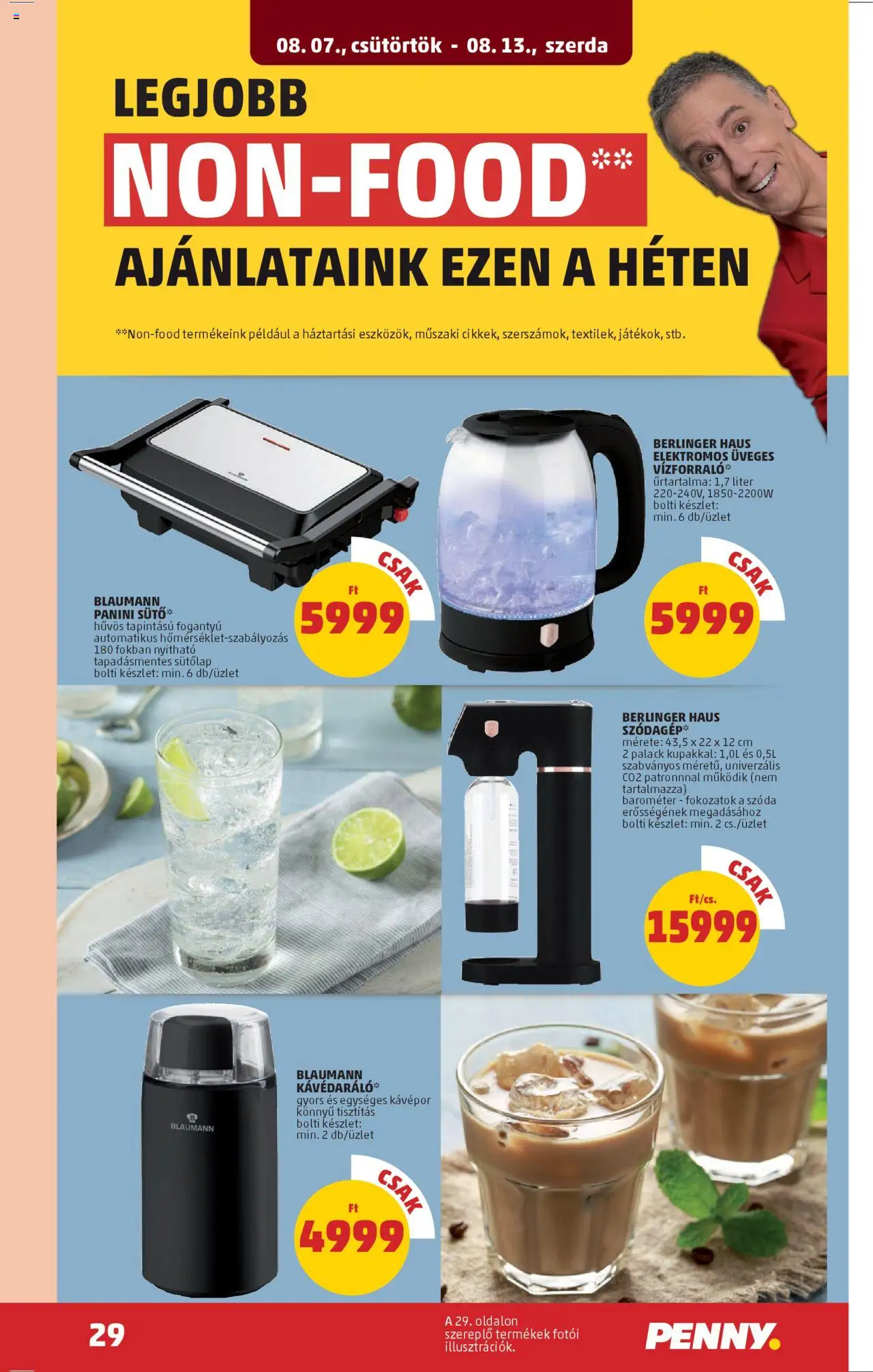 PENNY akciós ujság - amely érvényes a következő dátumtól: 07.08.2025 | Oldal: 34 | Termékek: Sütő