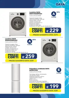 Anteprima del volantino Esselunga S Speciale Elettrodomestici catalogo valido a partire dal 27.11.2025 | Pagina: 13 | Prodotti: Centrifuga, Freezer, Lavatrice, Frigorifero combinato