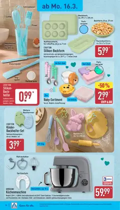 Aldi Prospekt 	 ab 16.03.2026 gültig | Seite: 18 | Produkte: Gefrierschrank, Pinsel