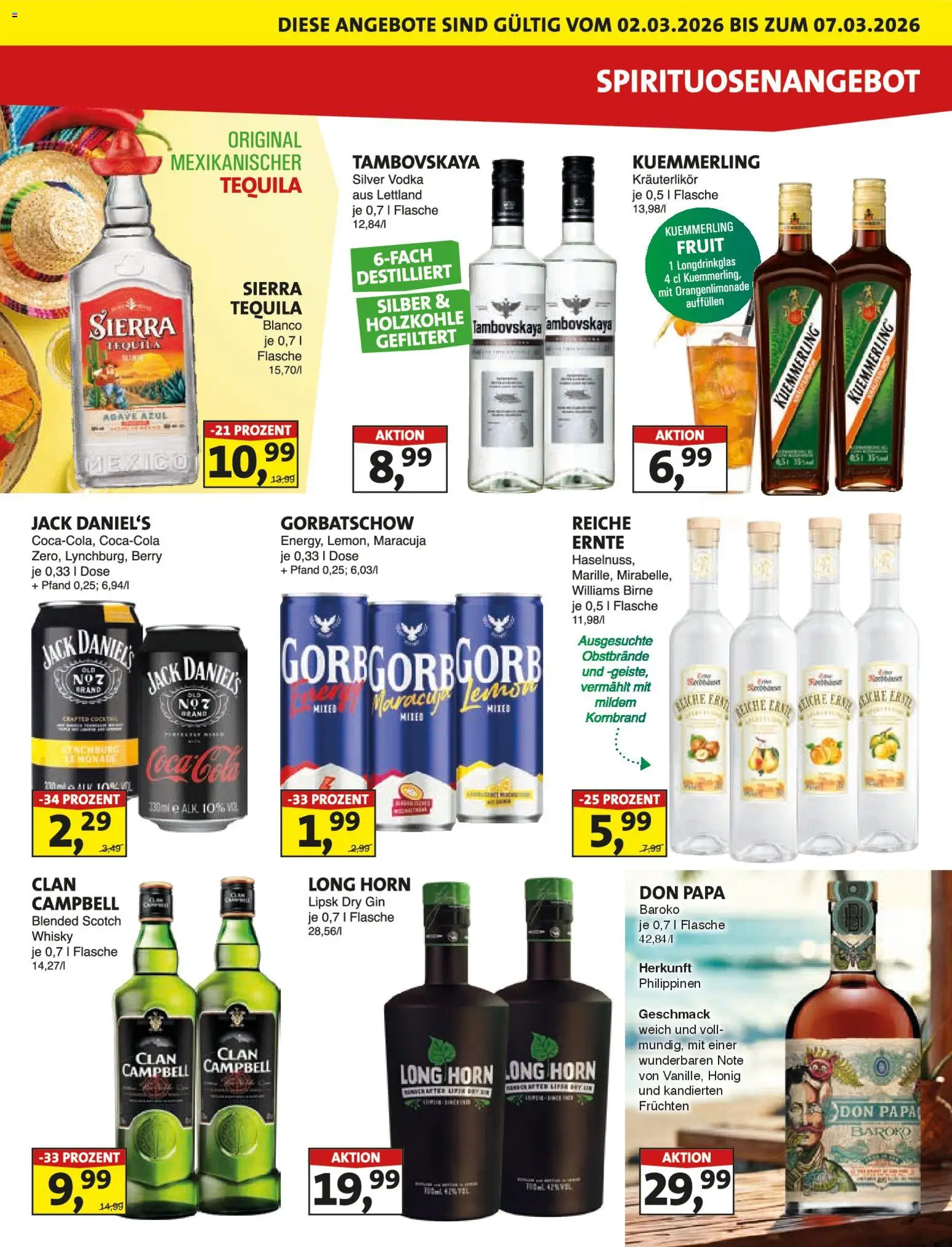 Lösch Depot Prospekt 	 – gültig ab 02.03.2026 | Seite: 3 | Produkte: Whisky, Tequila, Birne, Vodka