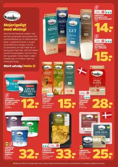 Løgismose økologisk yoghurt, 1 liter. Appelsin, pære/banan eller naturel økologisk yoghurt gyldig fra 21.02.2026 | Side: 16